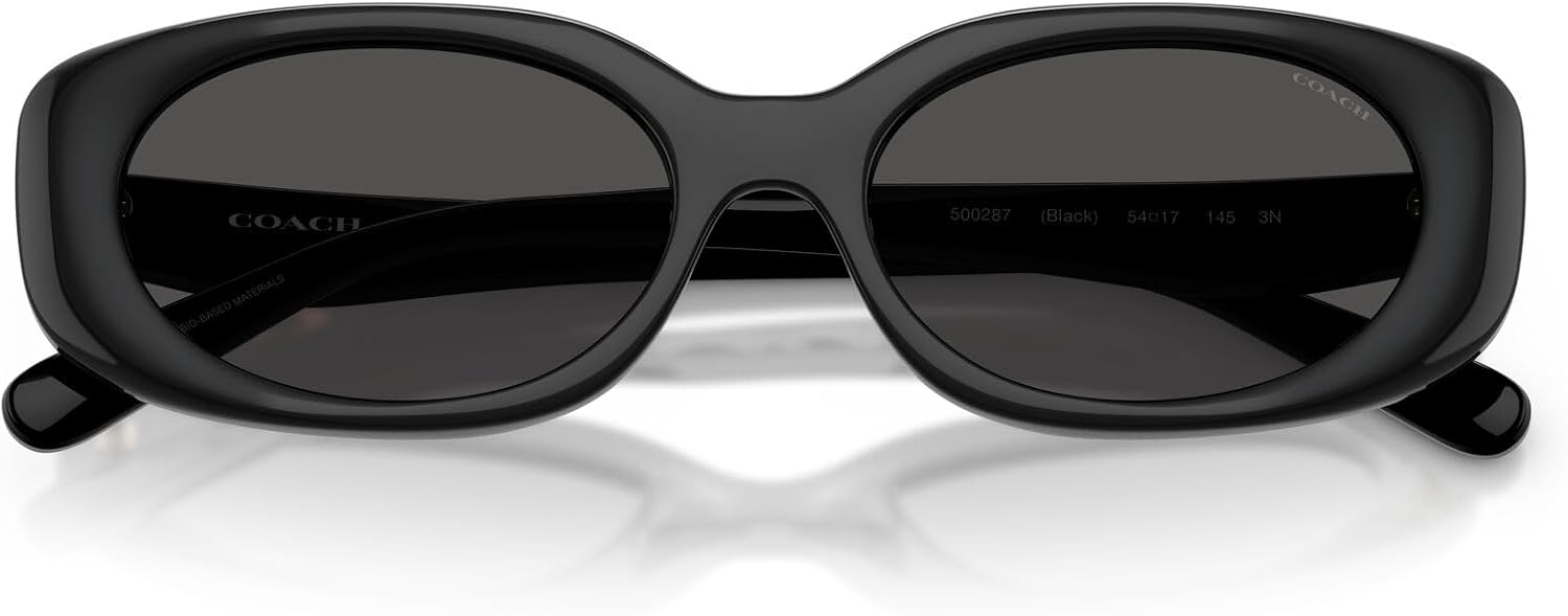 LENTES DE SOL COACH HC8443D OVALADOS CON DETALLES ACOLCHADOS - 5