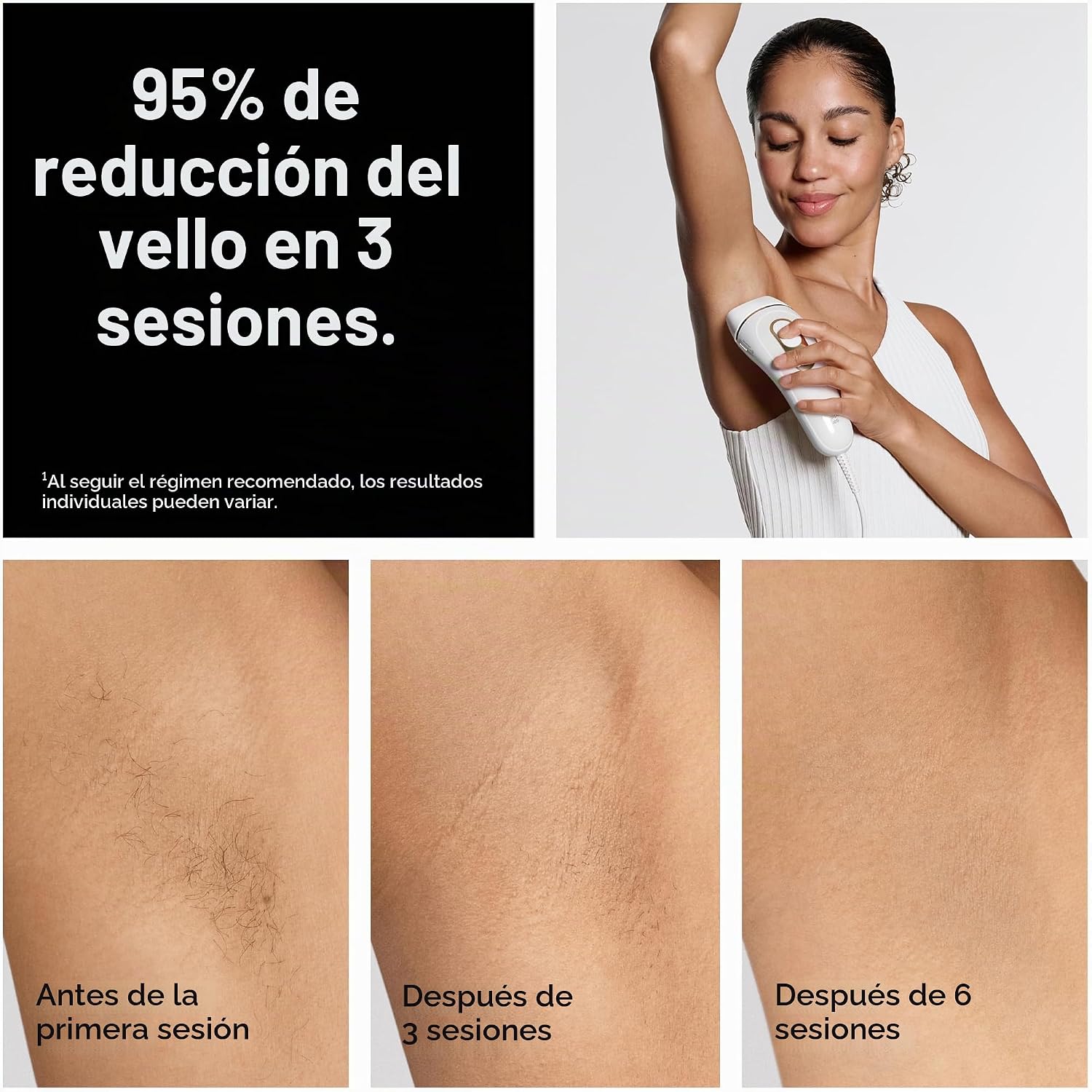 DEPILADOR IPL BRAUN SILK·EXPERT PRO 5 CON 2 CABEZALES - 4