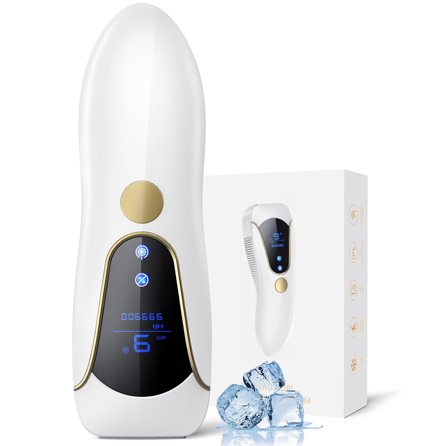 DEPILADOR IPL AIR 15 CON ENFRIAMIENTO POR HIELO PARA MUJER Y HOMBRE - 1