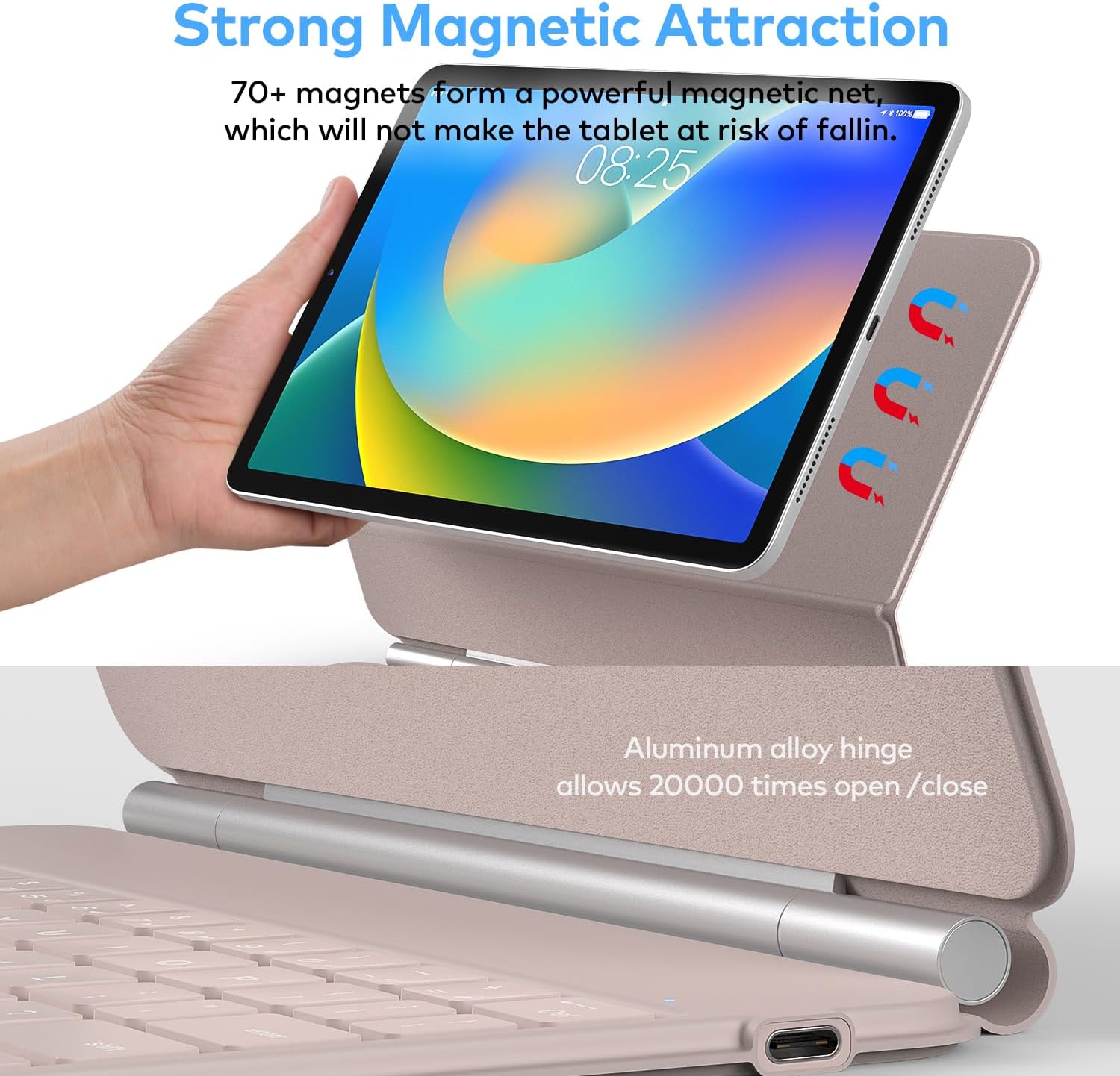 FUNDA CON TECLADO RUNELK PARA IPAD 10.9 PULGADAS 10ª Y 11ª GENERACIÓN CON TRACKPAD - 4