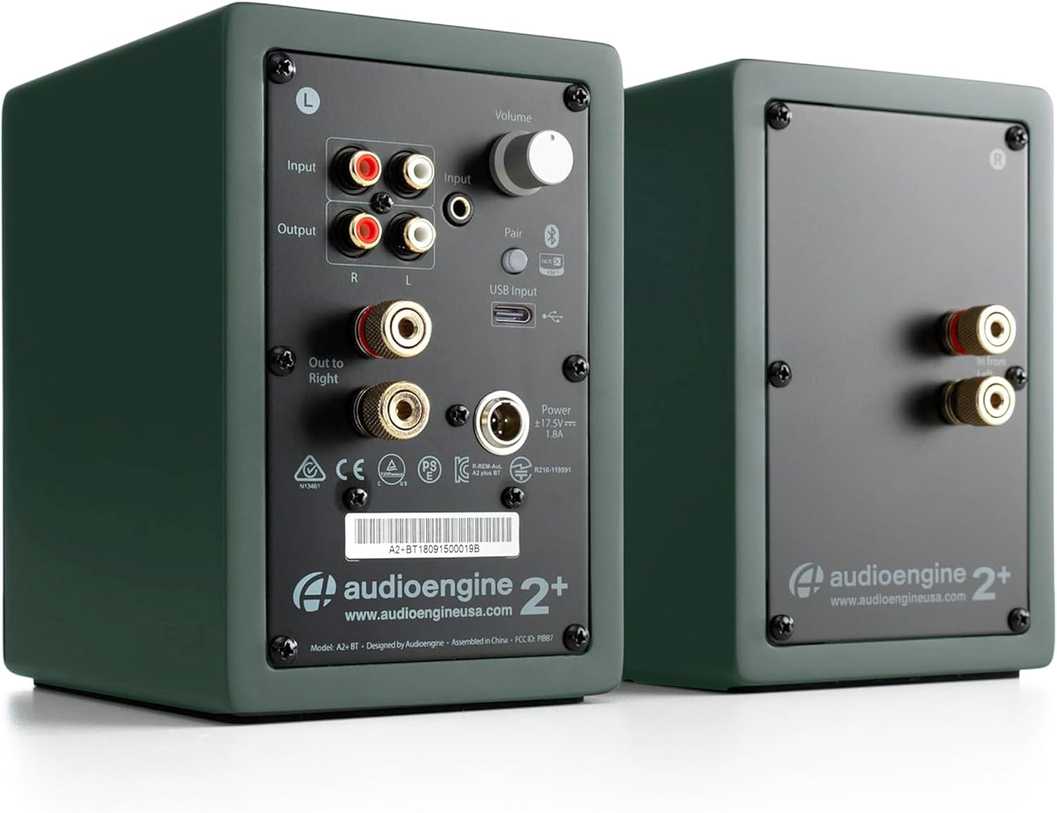 PARLANTE AUDIOENGINE A2 GEN3 WIRELESS BLUETOOTH 5.4 MADERA - 2