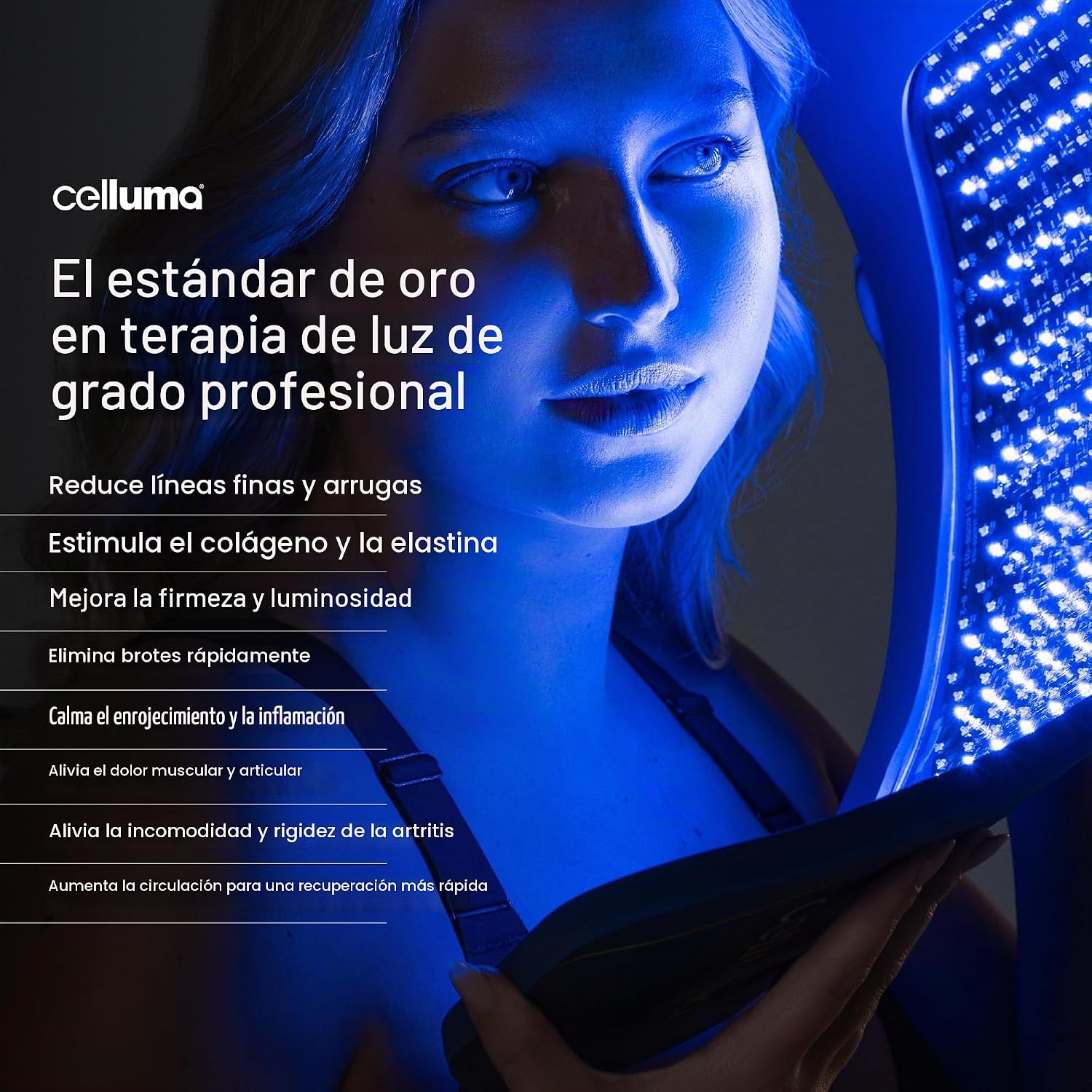 PANEL DE FOTOTERAPIA LED CELLUMA PRO SERIES 1 GRANDE DE 3 MODOS - 2