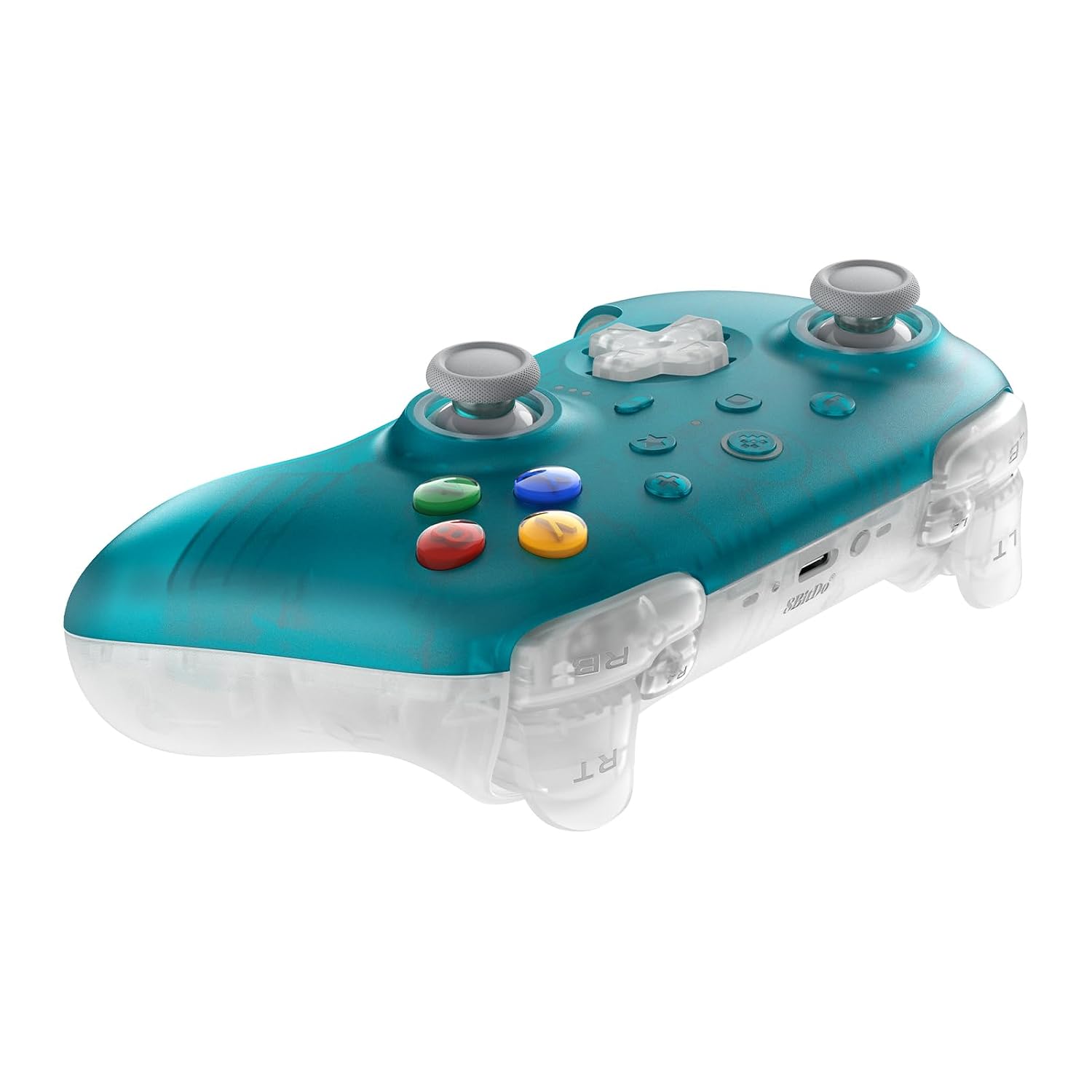 MANDO 8BITDO ULTIMATE 2 WIRELESS CONTROLLER AZUL TRANSPARENTE PARA PC, APPLE, STEAM Y ANDROID - 2