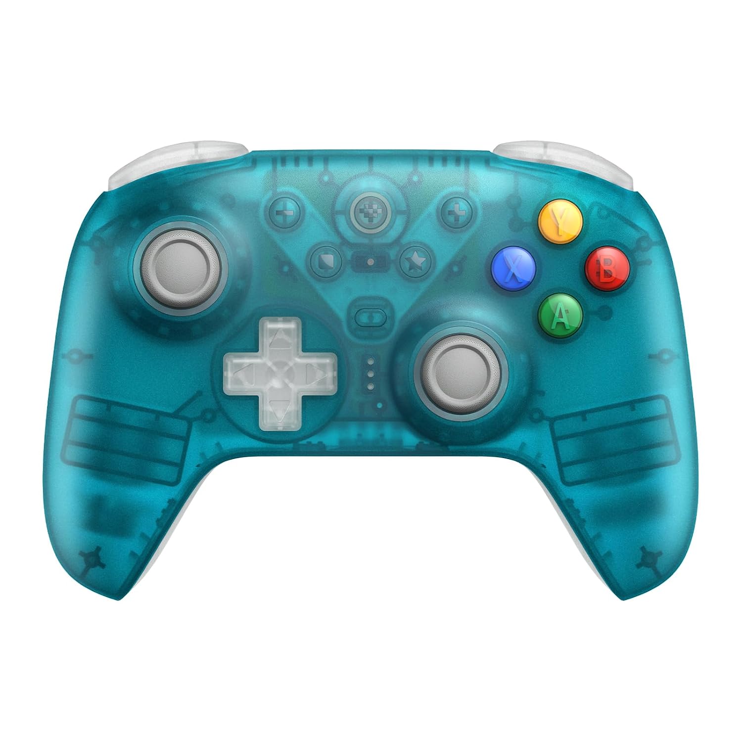 MANDO 8BITDO ULTIMATE 2 WIRELESS CONTROLLER AZUL TRANSPARENTE PARA PC, APPLE, STEAM Y ANDROID - 3