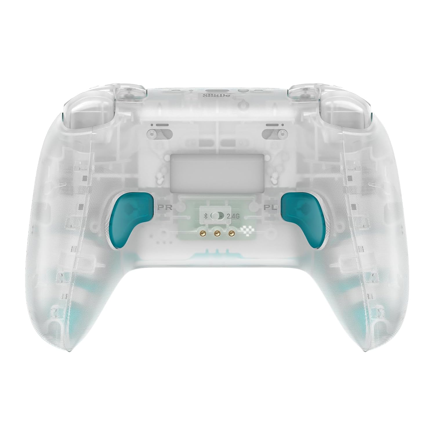 MANDO 8BITDO ULTIMATE 2 WIRELESS CONTROLLER AZUL TRANSPARENTE PARA PC, APPLE, STEAM Y ANDROID - 4