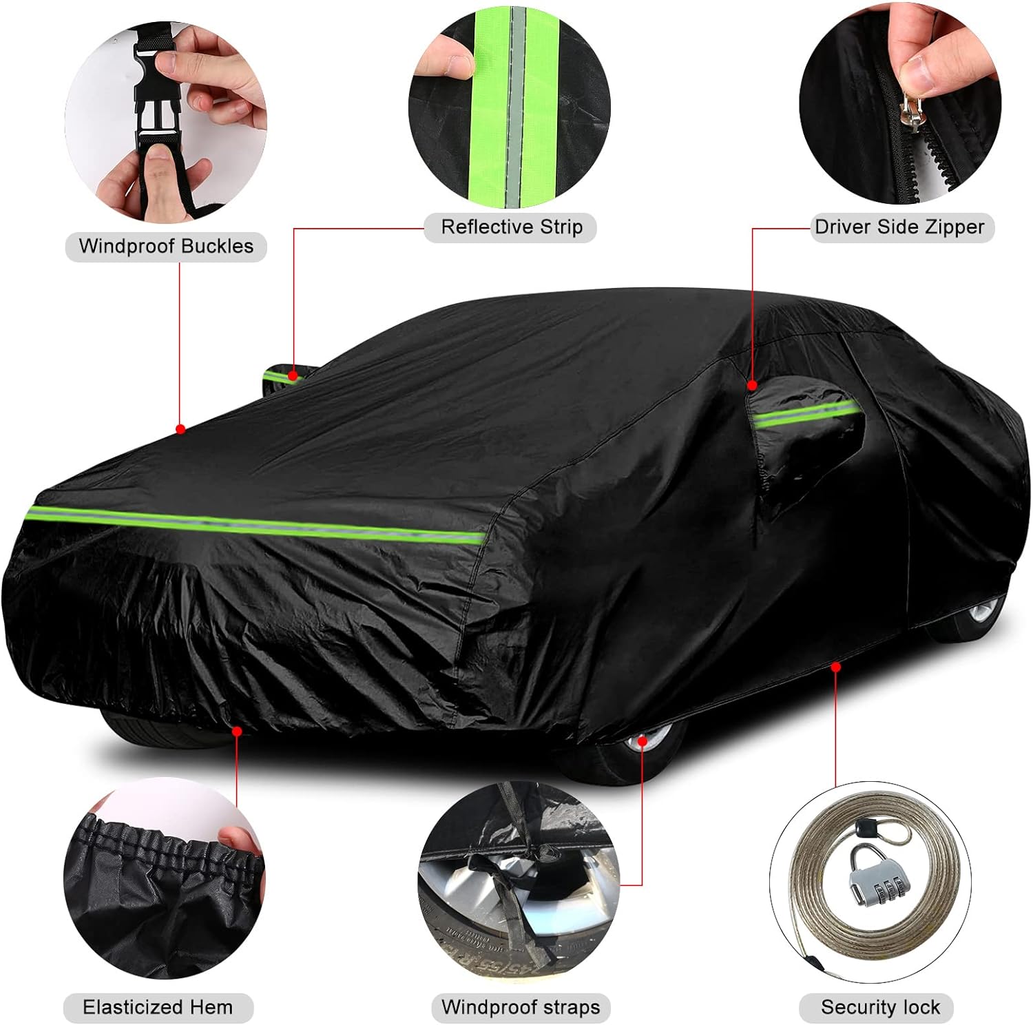 FUNDA PARA AUTO IMPERMEABLE 6 CAPAS MAZDA 6 2002-2026 - 2