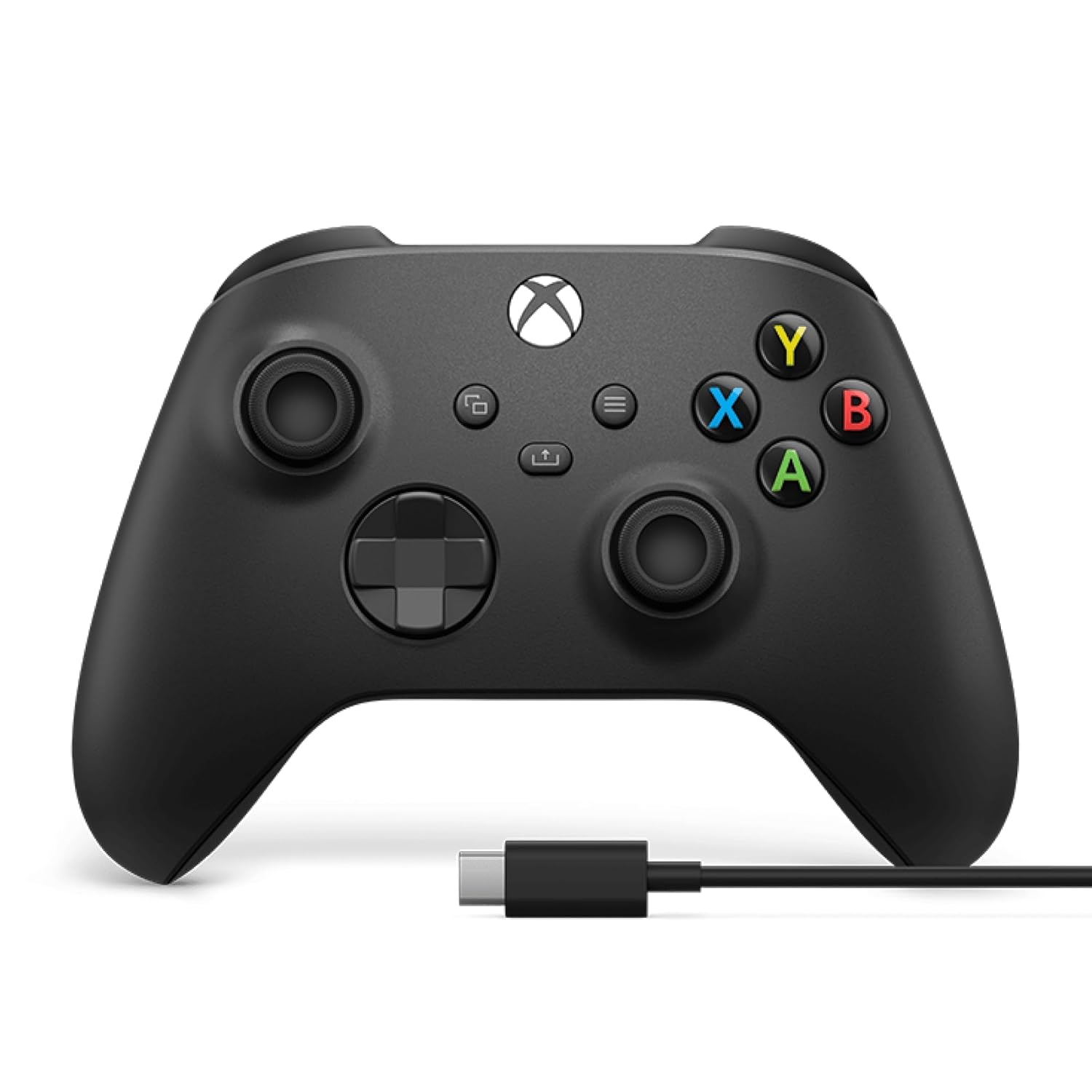 CONTROL XBOX WIRELESS GAMING CONTROLLER + CABLE USB-C NEGRO CARBÓN - 1