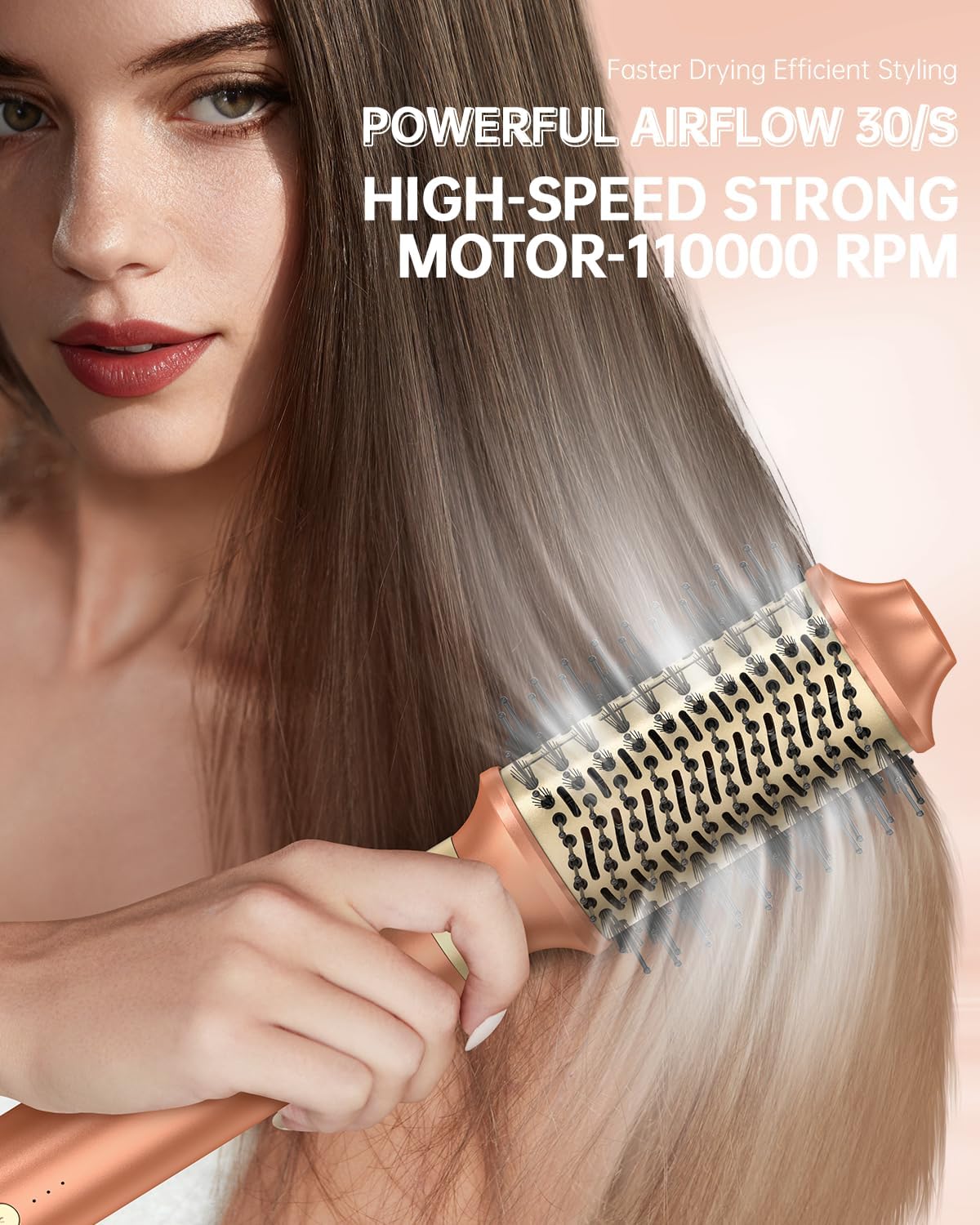 SECADORA DE CABELLO WEBEAUTY 6 EN 1 CON MOTOR IÓNICO Y CERÁMICA - 3