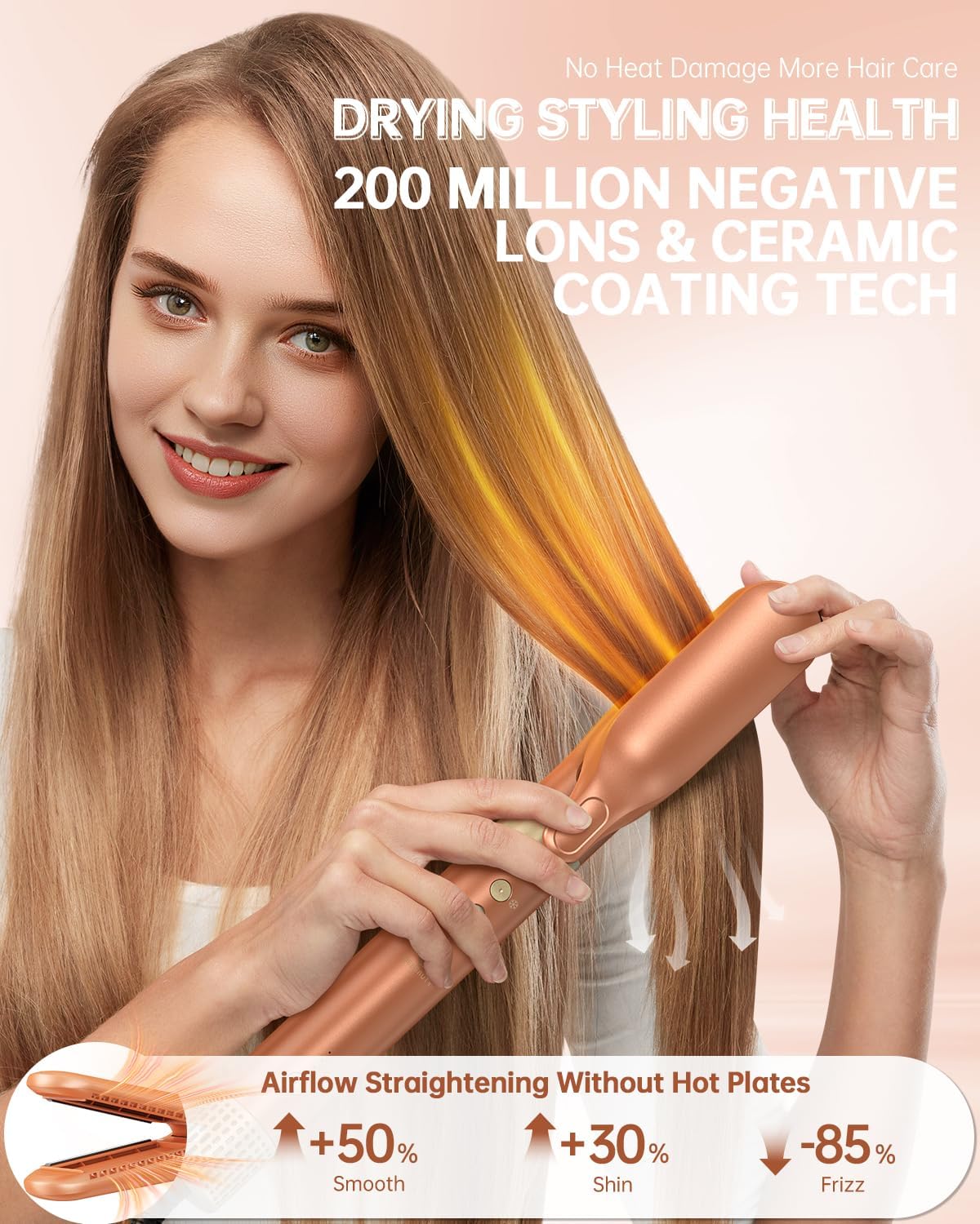 SECADORA DE CABELLO WEBEAUTY 6 EN 1 CON MOTOR IÓNICO Y CERÁMICA - 4