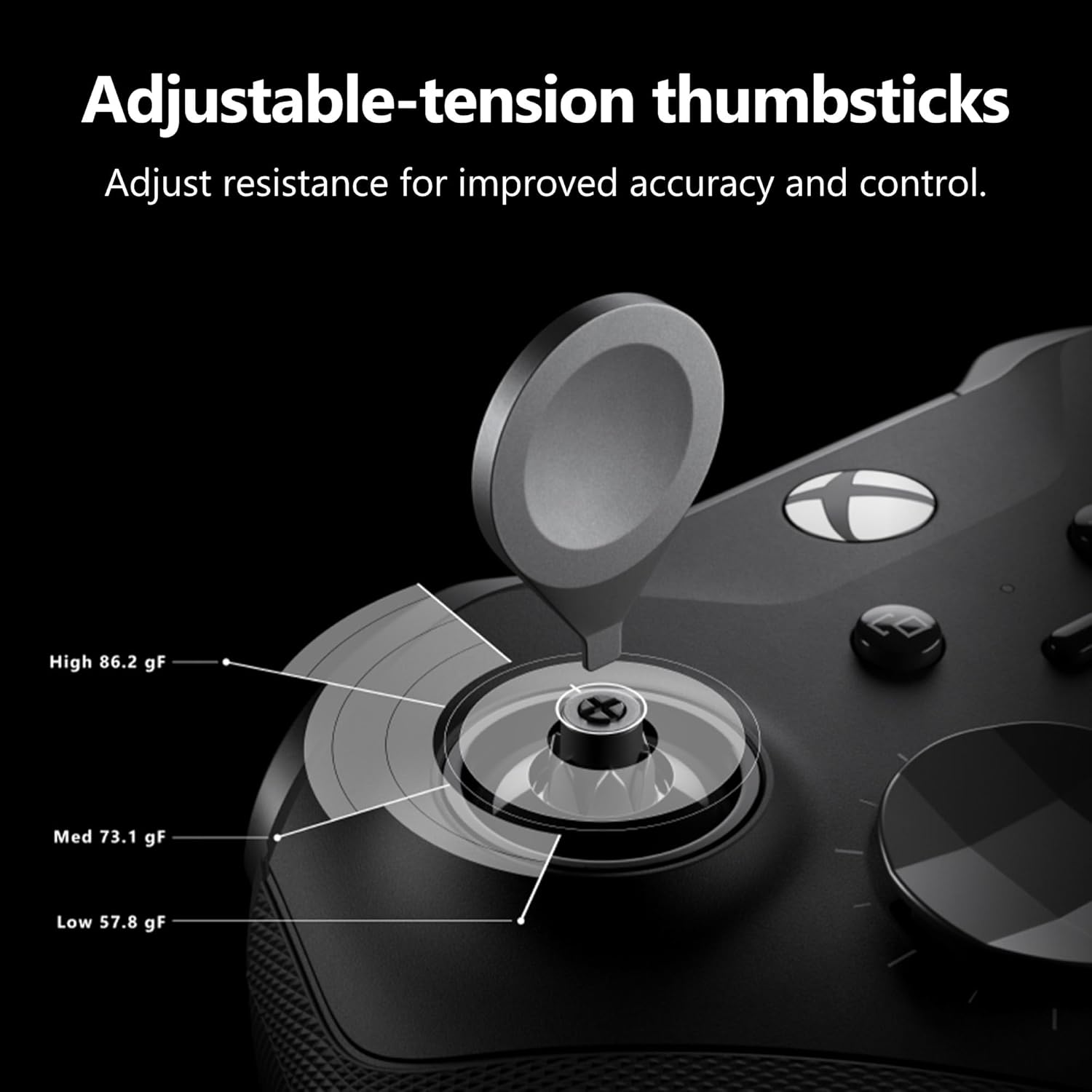 MANDO XBOX WIRELESS GAMING CONTROLLER ELITE SERIES 2 CORE BLANCO ROBOT - 3