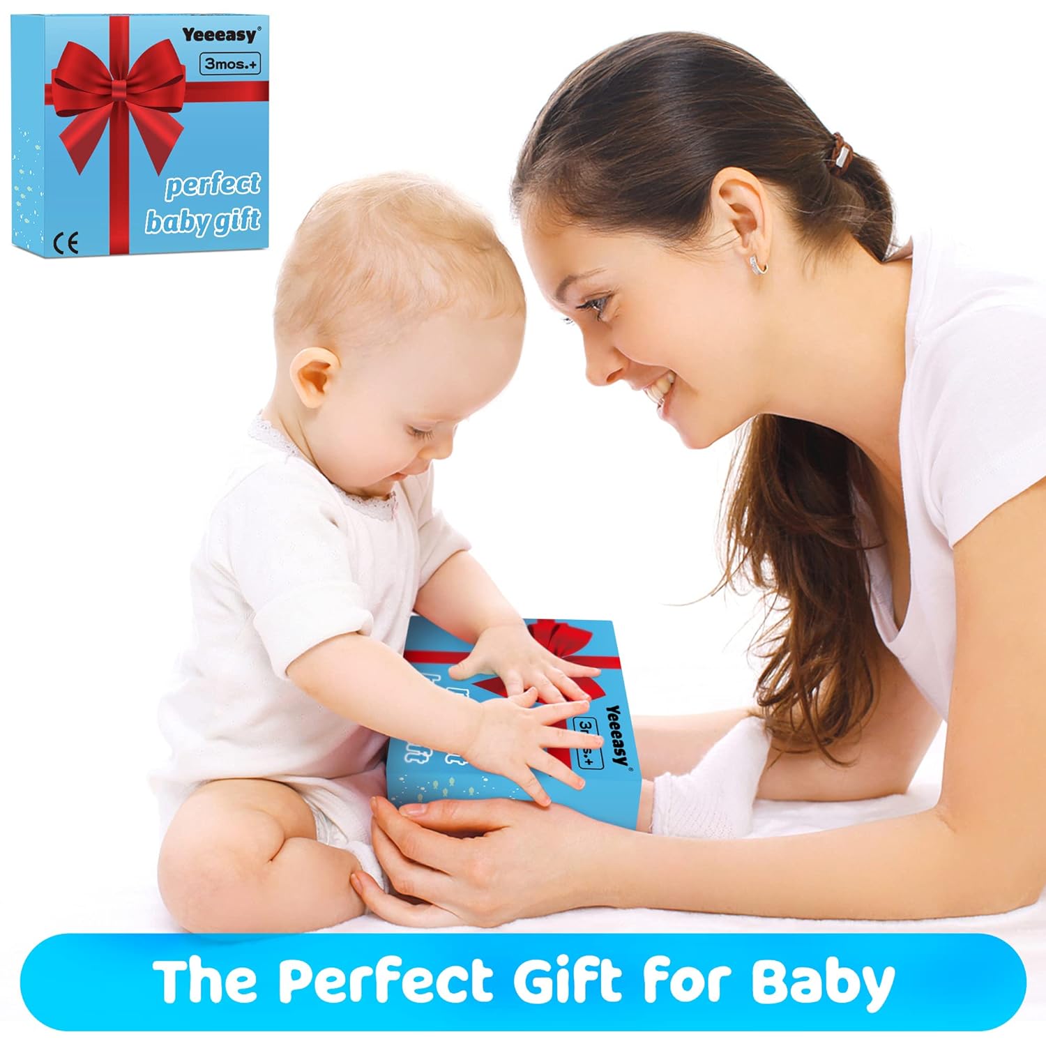 TAPETE DE AGUA INFLABLE YEEEASY PARA TUMMY TIME, 66 X 51 CM, MULTICOLOR - 4