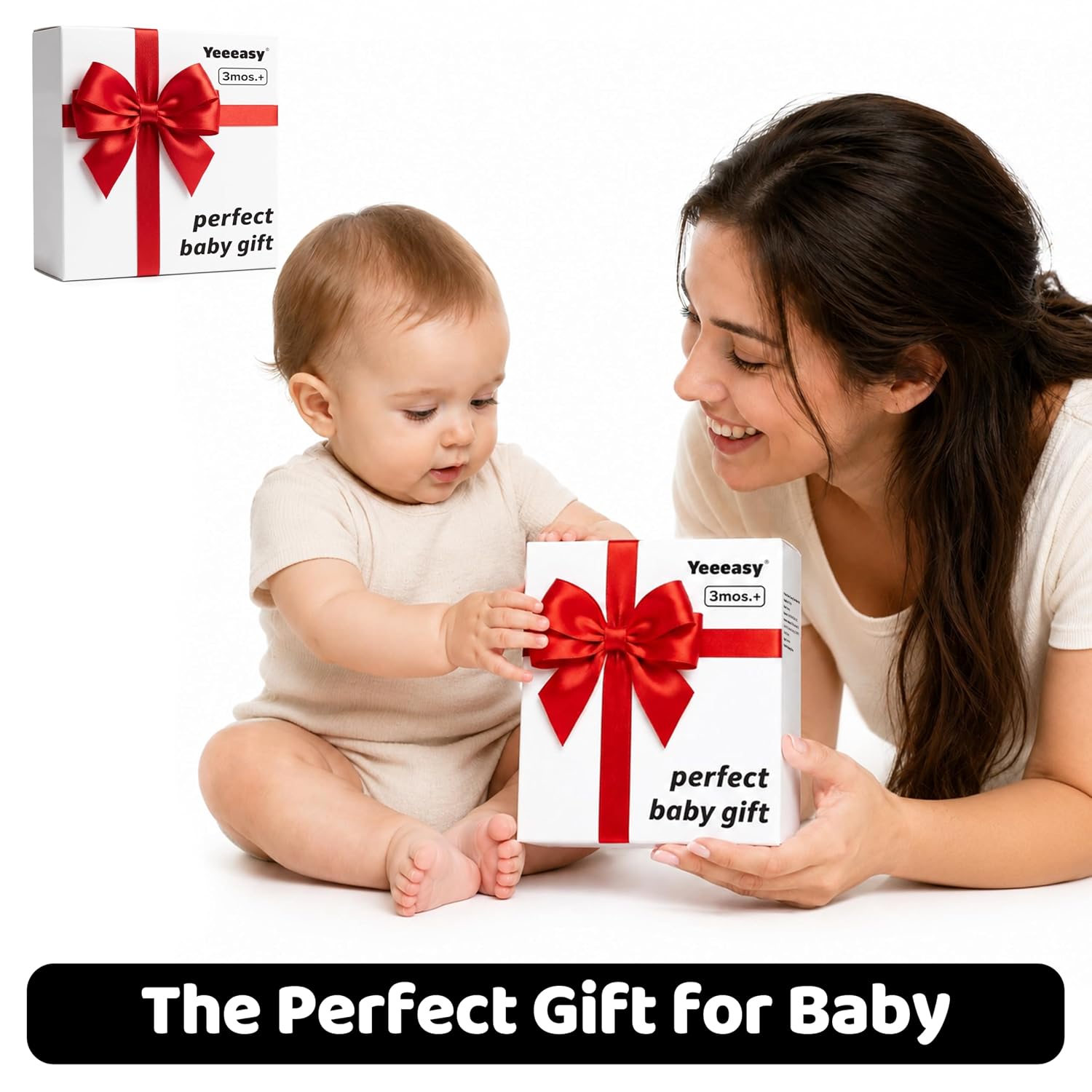 TAPETE DE AGUA PARA TUMMY TIME YEEEASY BLANCO Y NEGRO - 5