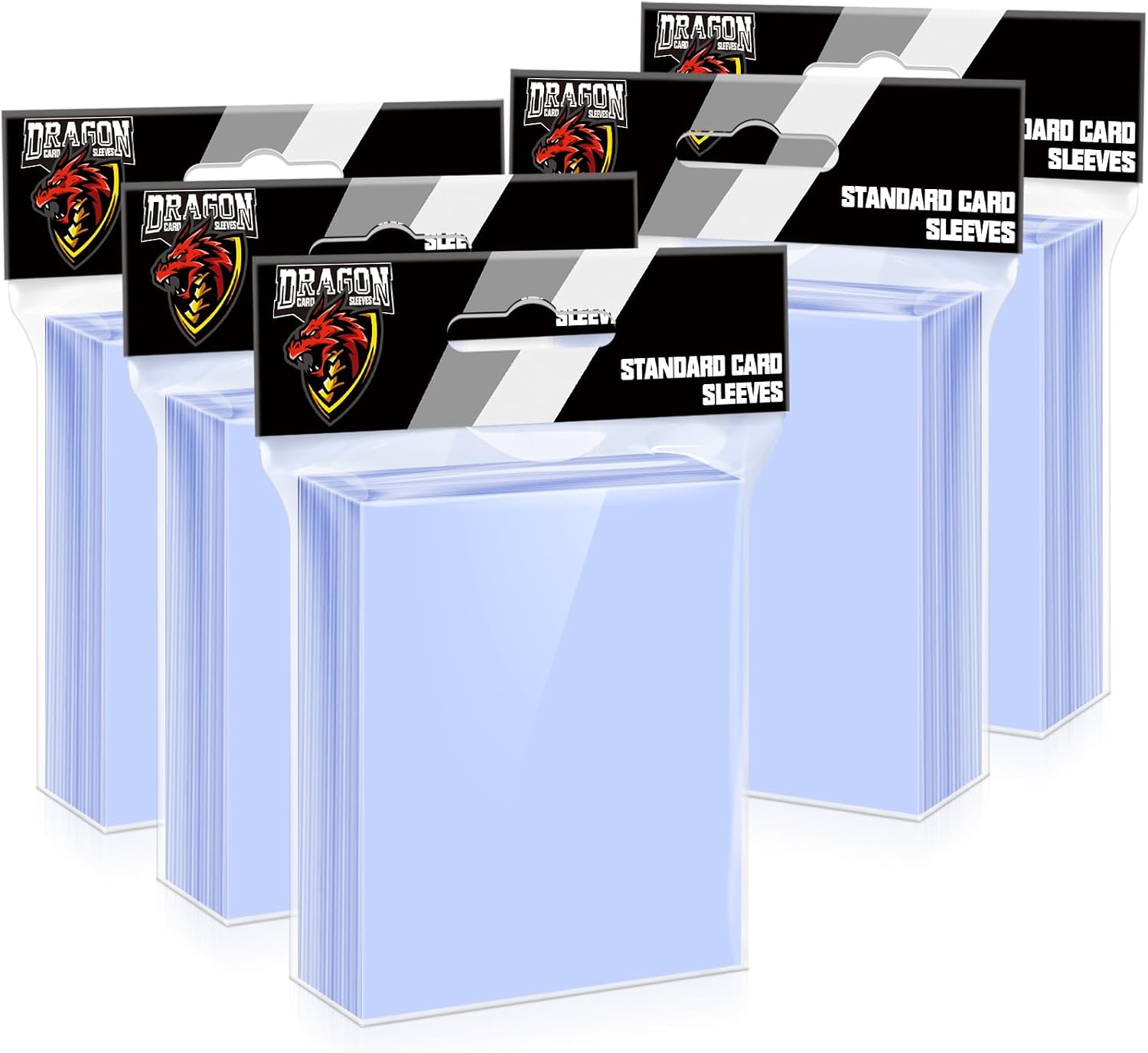 FUNDAS PARA CARTAS KITOYZ 1200 UNIDADES TRANSPARENTES ESTÁNDAR - 5