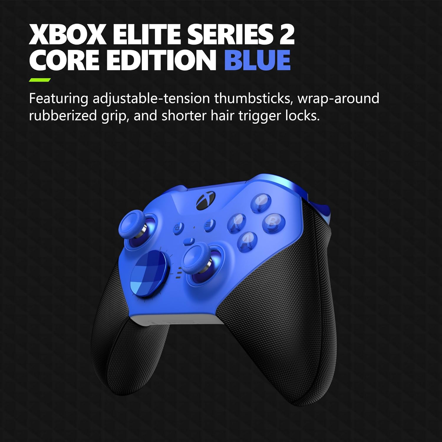 MANDO XBOX ELITE SERIES 2 CORE WIRELESS AZUL PARA XBOX SERIES X|S, ONE, PC Y MÓVIL - 2