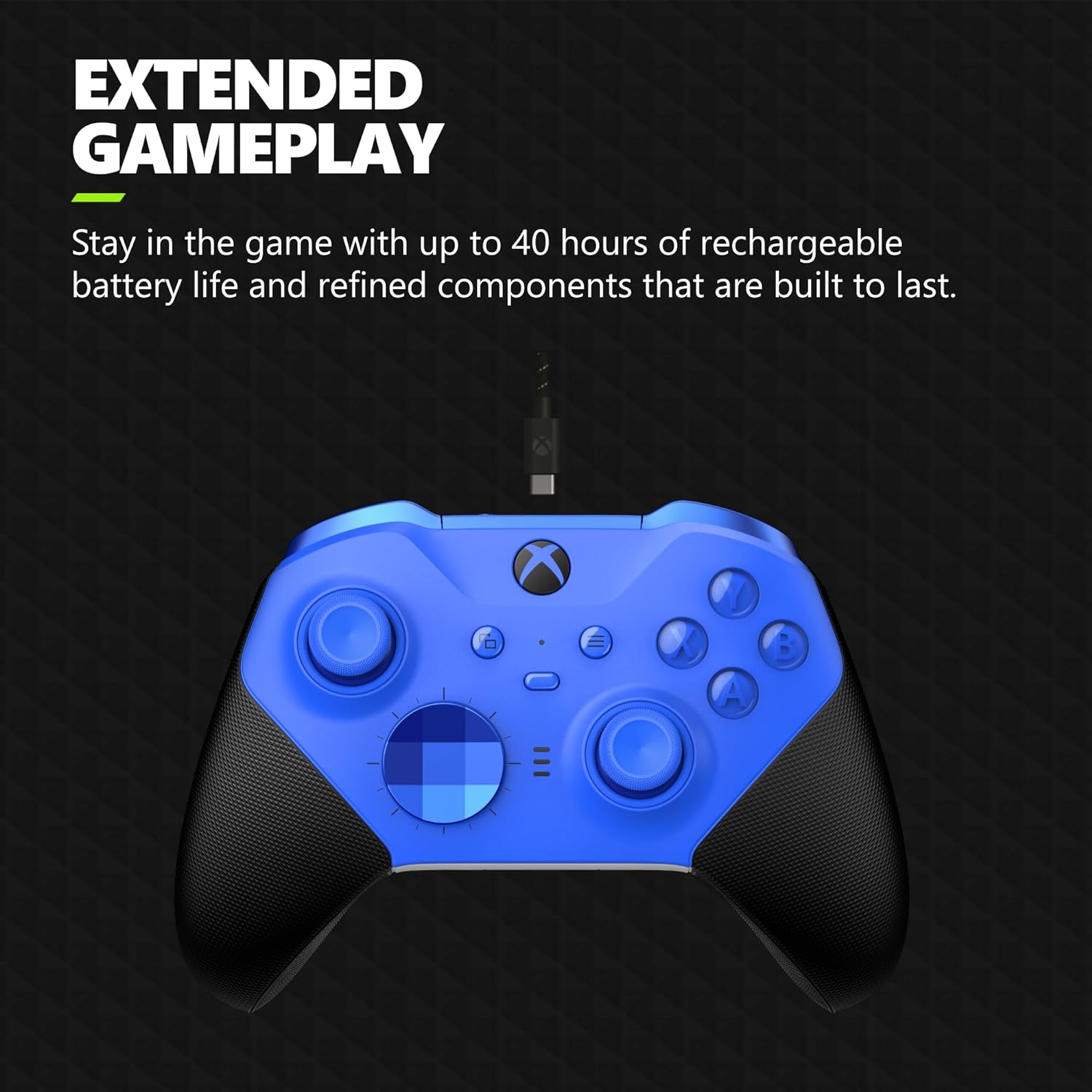 MANDO XBOX ELITE SERIES 2 CORE WIRELESS AZUL PARA XBOX SERIES X|S, ONE, PC Y MÓVIL - 4