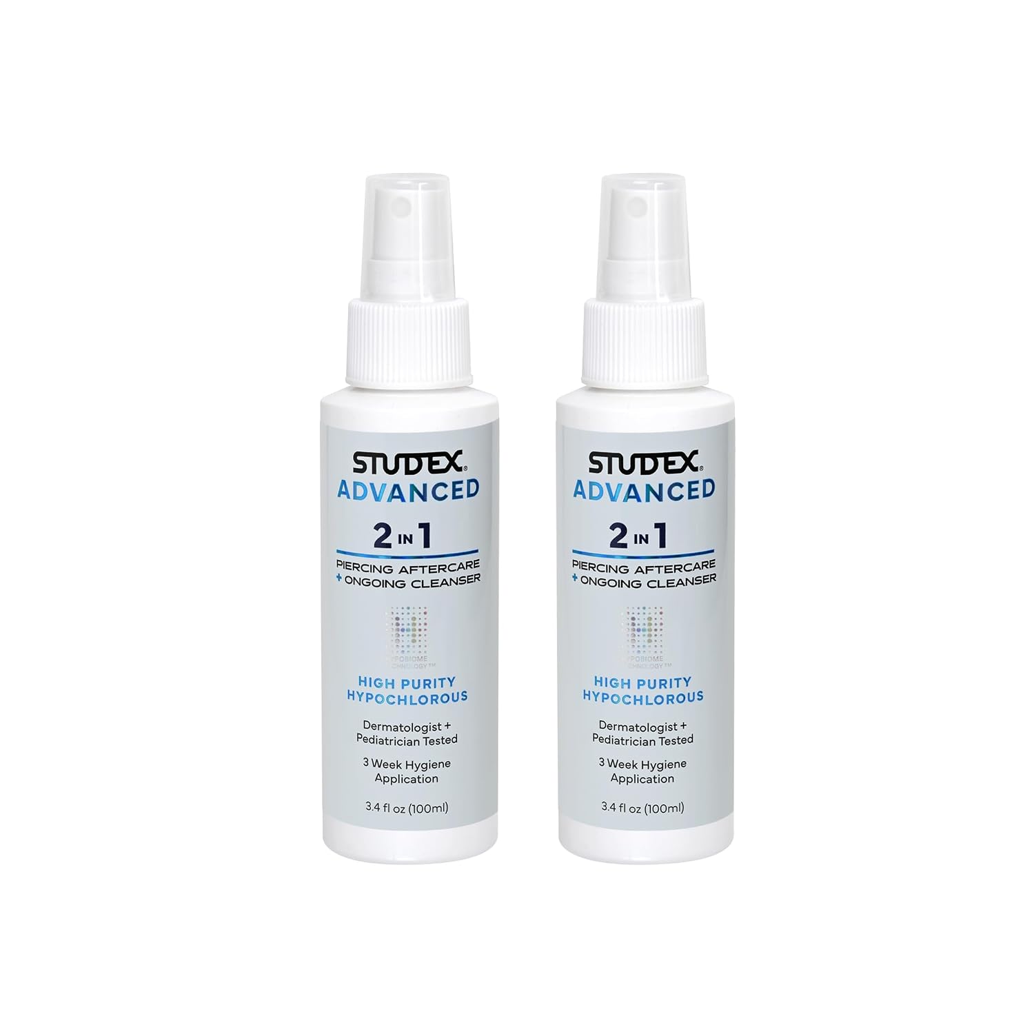 SPRAY STUDEX ADVANCED 2-IN-1 LIMPIADOR Y AFTERCARE PARA PIERCING PACK DE 2 - 1