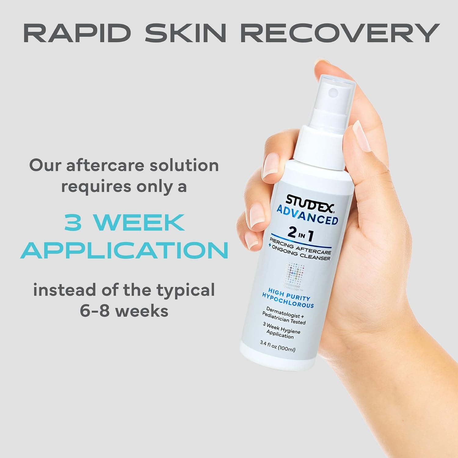 SPRAY STUDEX ADVANCED 2-IN-1 LIMPIADOR Y AFTERCARE PARA PIERCING PACK DE 2 - 5