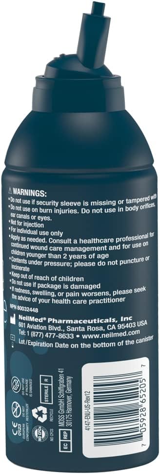SOLUCIÓN SALINA NEILMED NEILCLEANSE PARA CUIDADO DE PERFORACIONES, 177 ML - 2