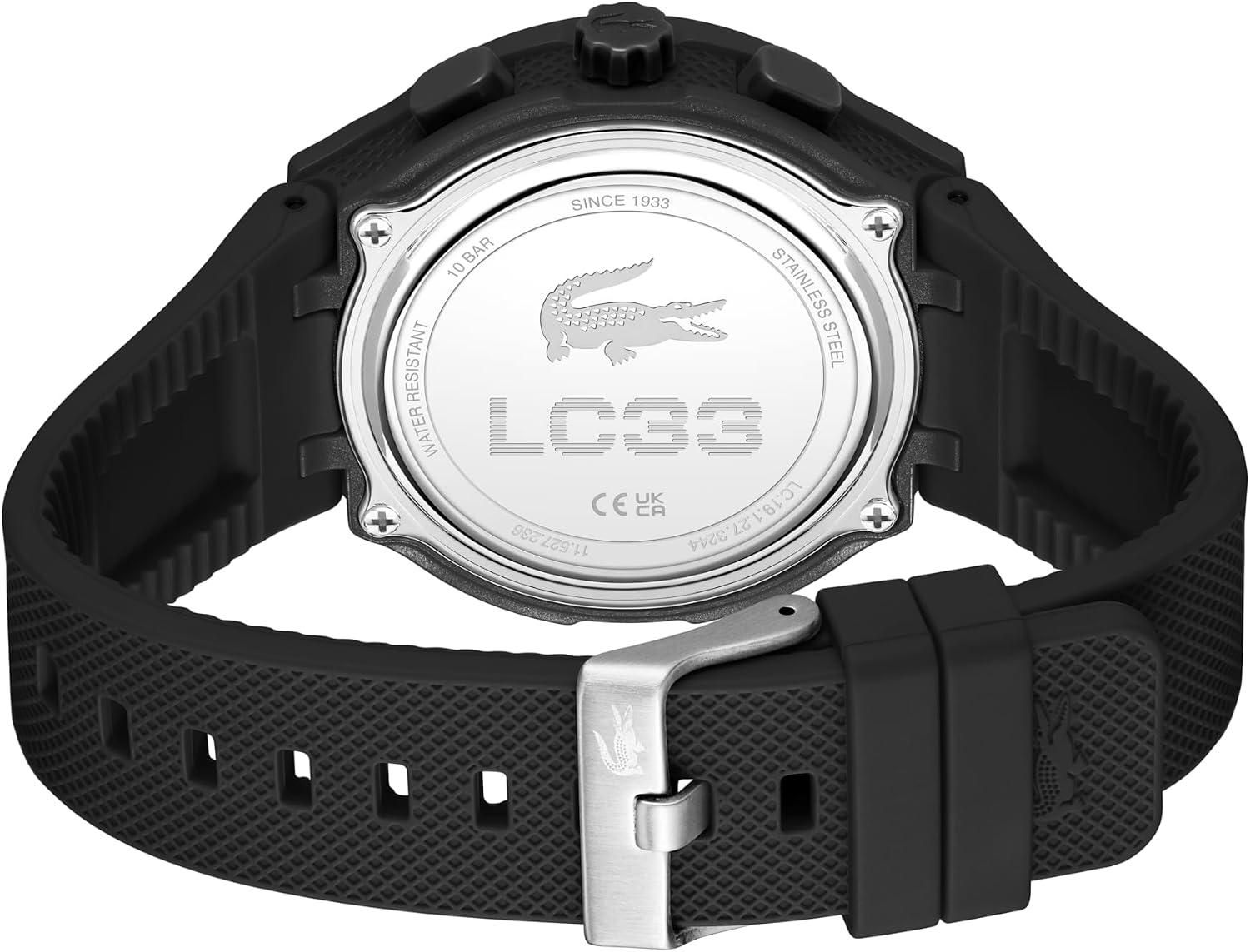 RELOJ LACOSTE LC33 ANÁLOGO-DIGITAL CUARZO NEGRO - 4