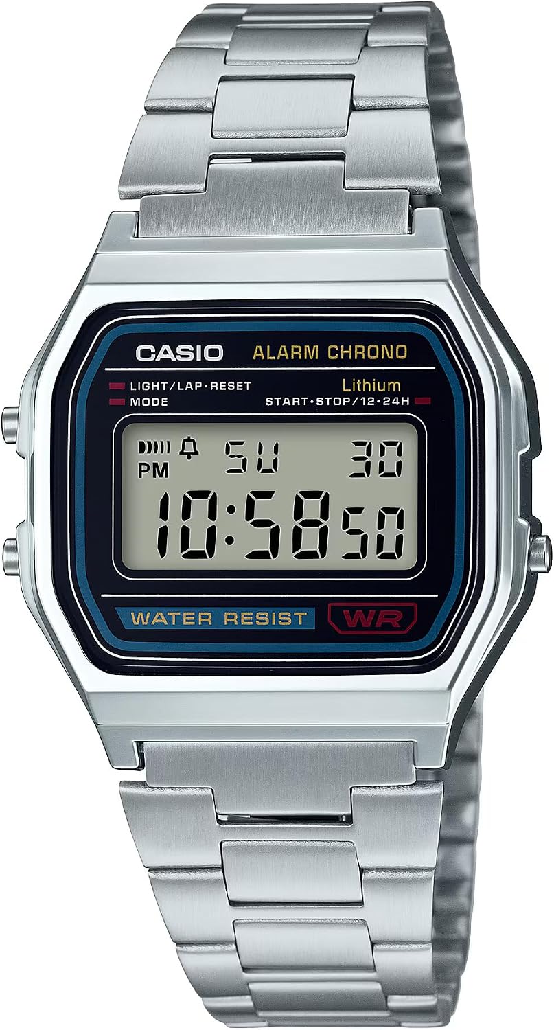 RELOJ CASIO A158WA SERIES DIGITAL UNISEX VINTAGE - 1