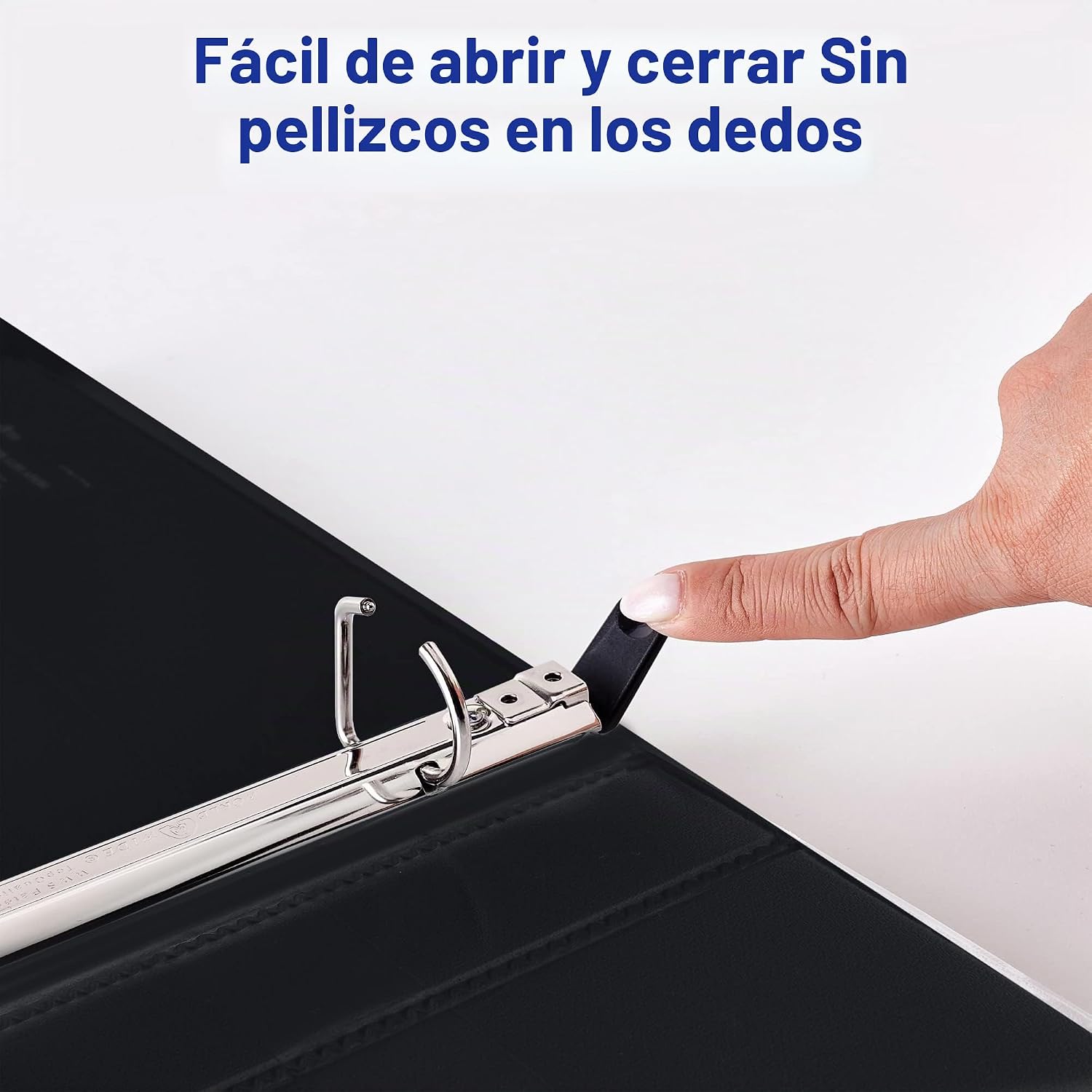 CARPETA DE 3 ANILLAS AVERY HEAVY DUTY 0.5 PULGADAS NEGRO, PAQUETE DE 4 - 5