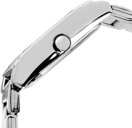 RELOJ CASIO LTP1237D-7A PARA MUJER, CAJA CUADRADA, ESFERA BLANCA, PULSERA PLATEADA - 4