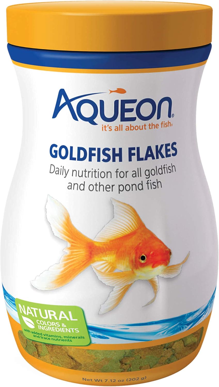 ALIMENTO PARA PECES AQUEON GOLDFISH FOOD FLAKES 7.1 ONZAS - 1