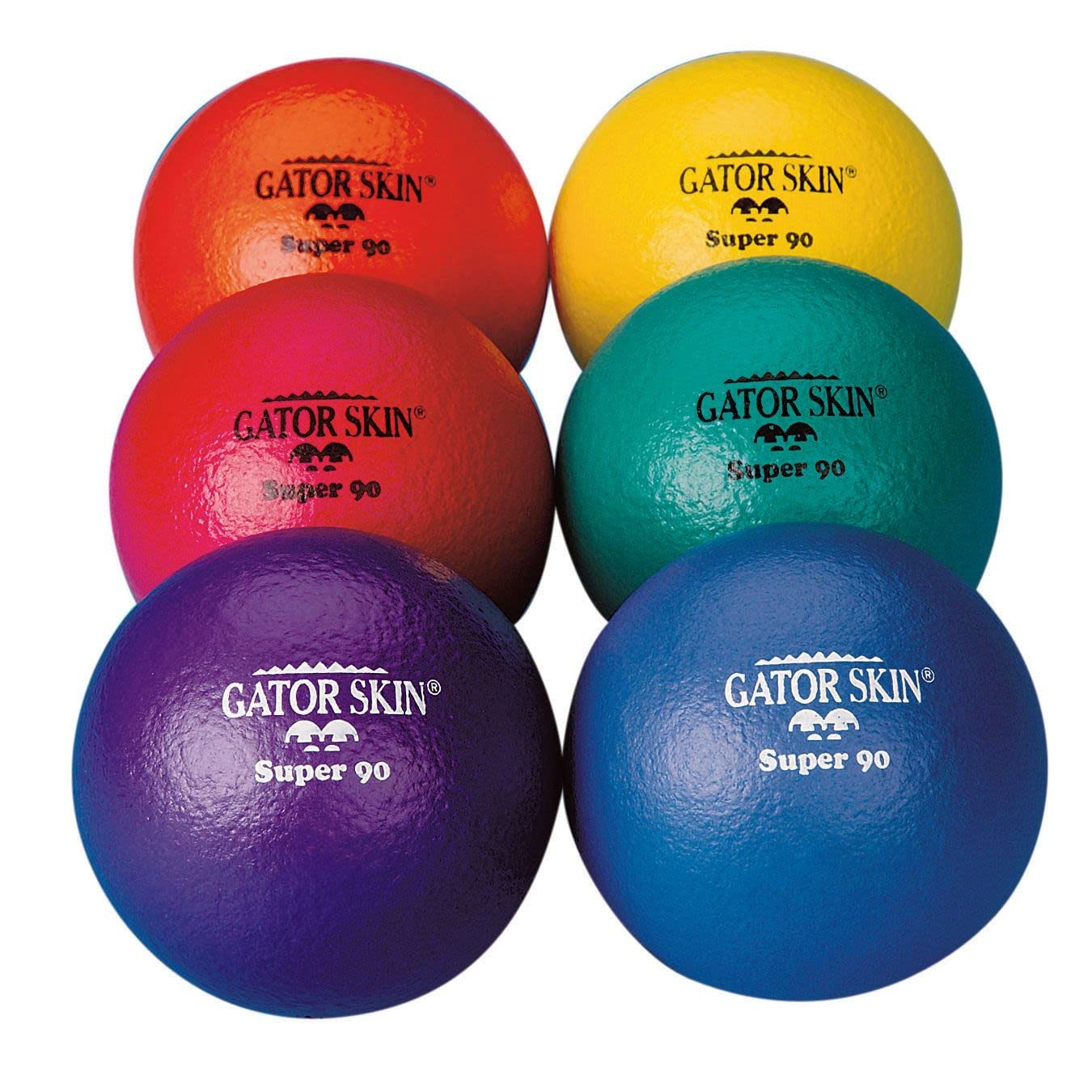 BALONES DE ESPUMA GATOR SKIN SUPER 90 3.5 PULGADAS SET DE 6 COLORES - 2