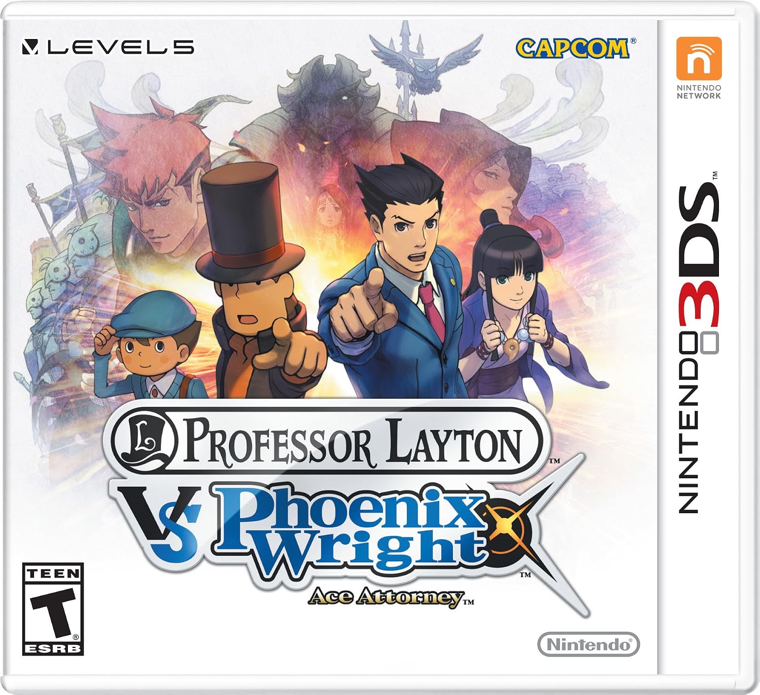 VIDEOJUEGO PROFESSOR LAYTON VS PHOENIX WRIGHT ACE ATTORNEY - 1
