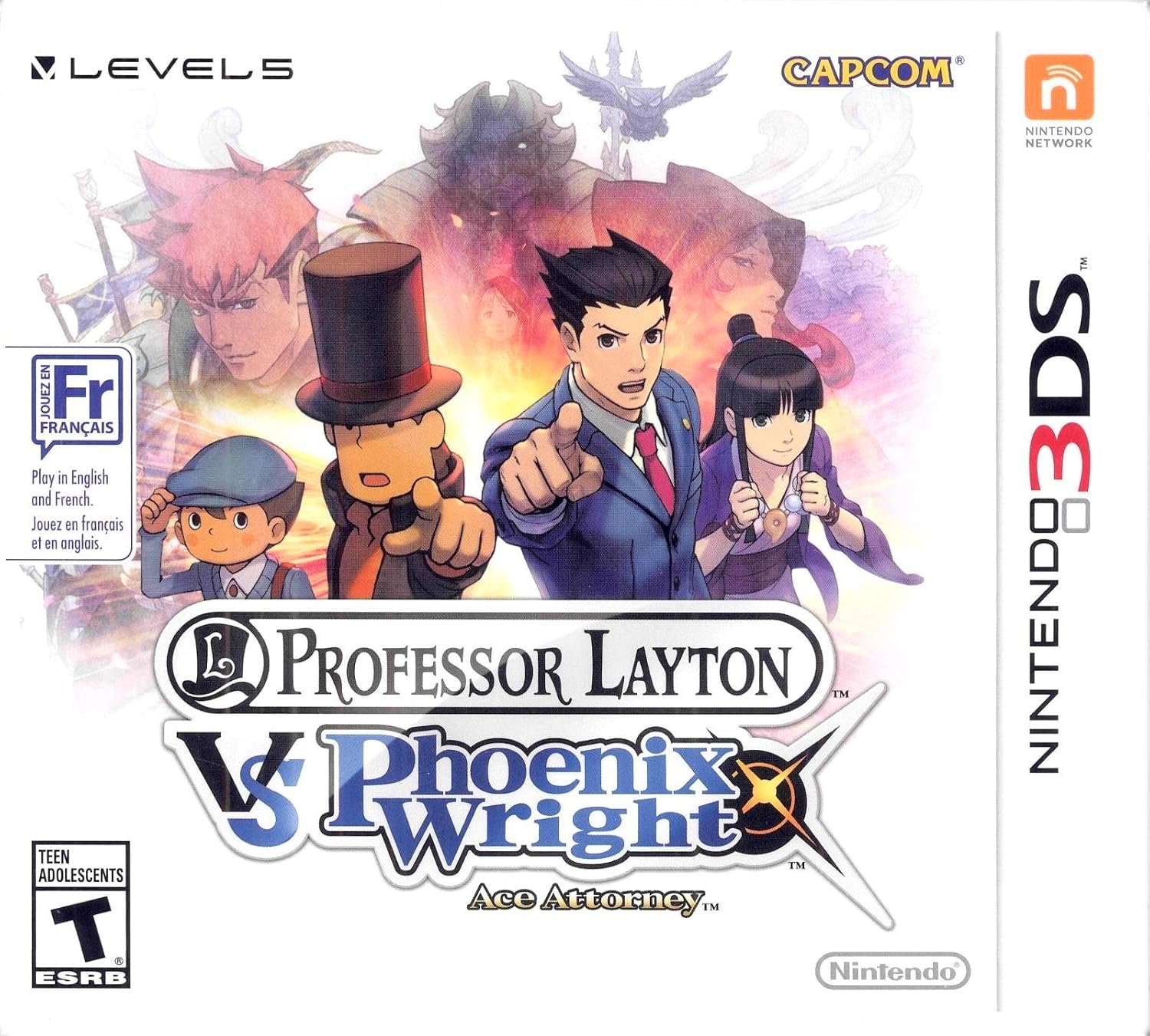 VIDEOJUEGO PROFESSOR LAYTON VS PHOENIX WRIGHT ACE ATTORNEY - 2