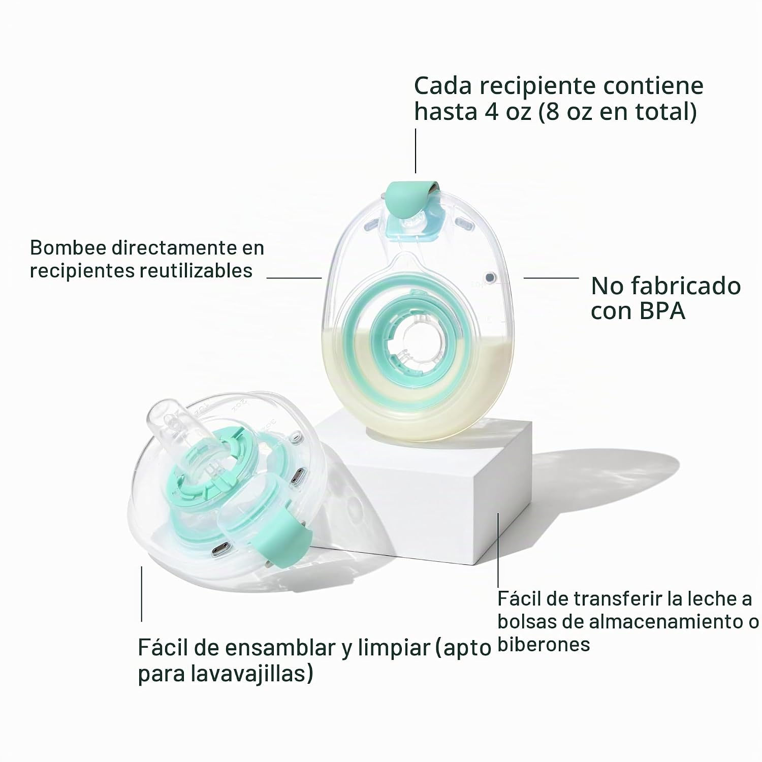 CONTENEDOR REUTILIZABLE PARA LECHE MATERNA WILLOW 360/3.0 DE 4 OZ - PACK DE 2 - 2