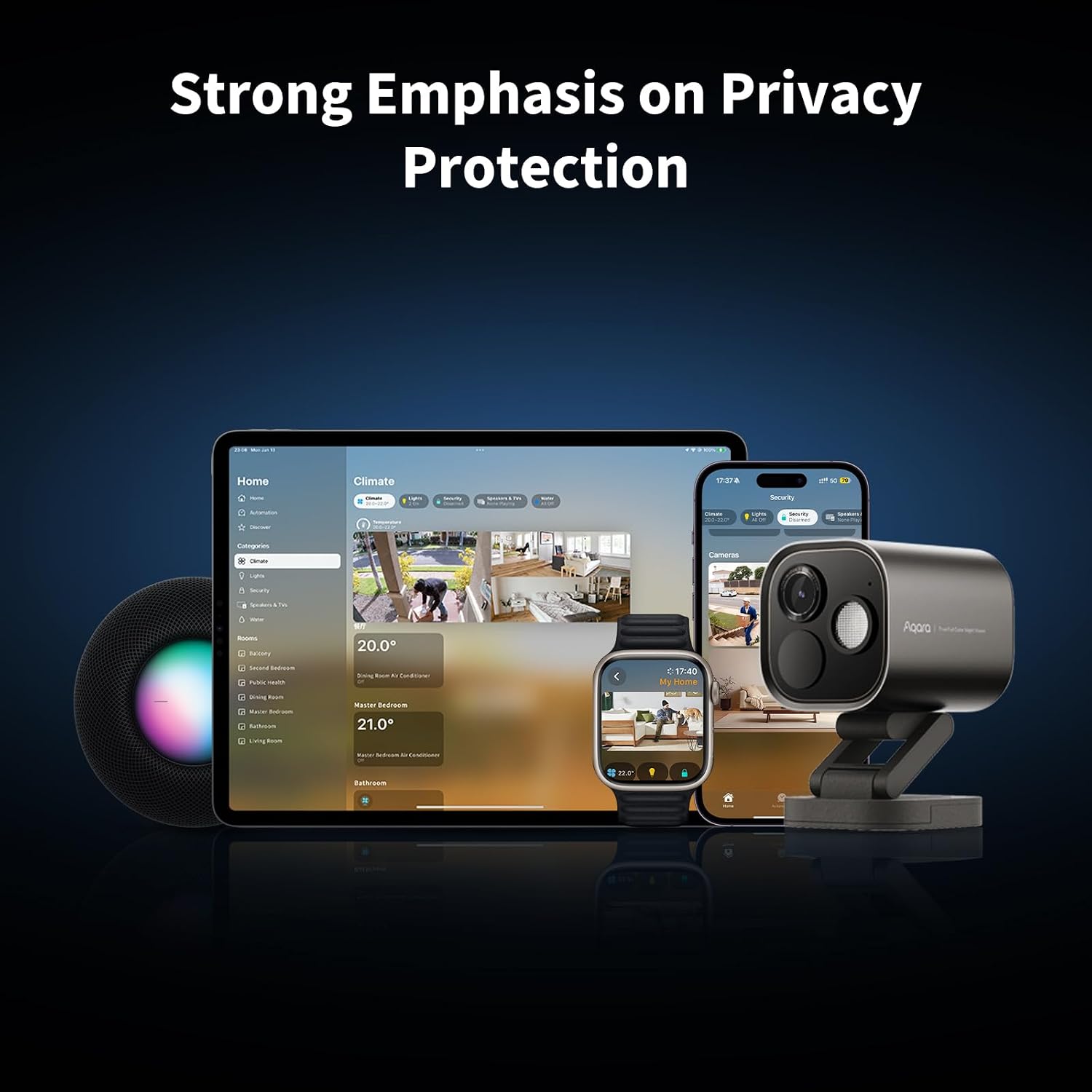 CÁMARA DE SEGURIDAD AQARA HUB G5 PRO 4MP WIFI VISIÓN NOCTURNA A COLOR - 5