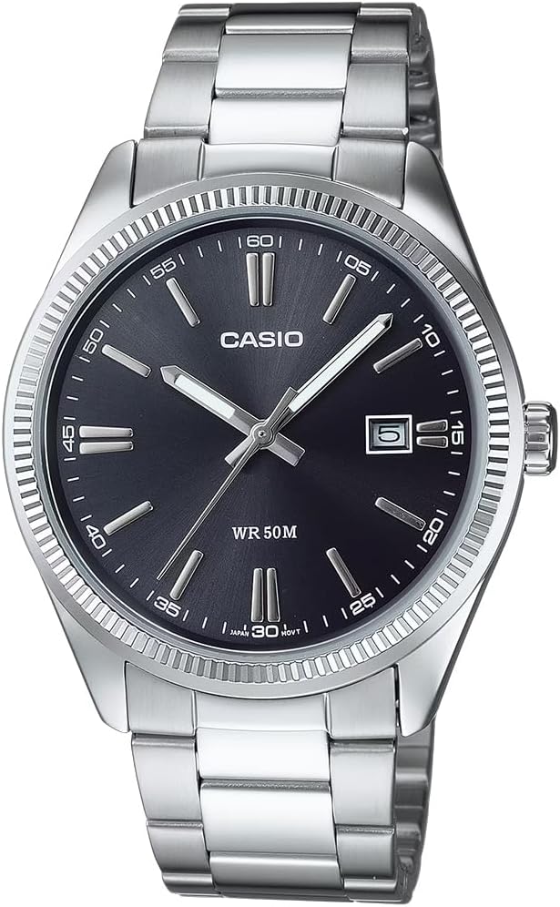 RELOJ CASIO MTP-1302PD ANÁLOGO PLATEADO - 1