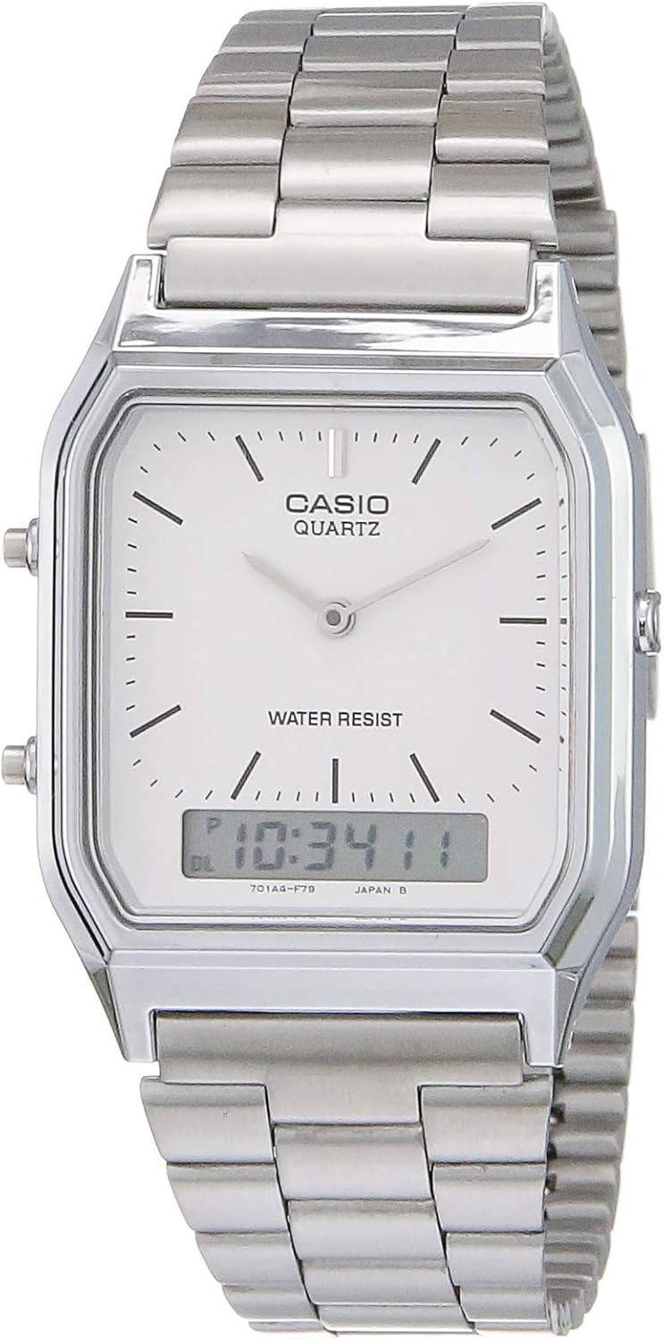 RELOJ CASIO AQ230A7D PLATA - 1