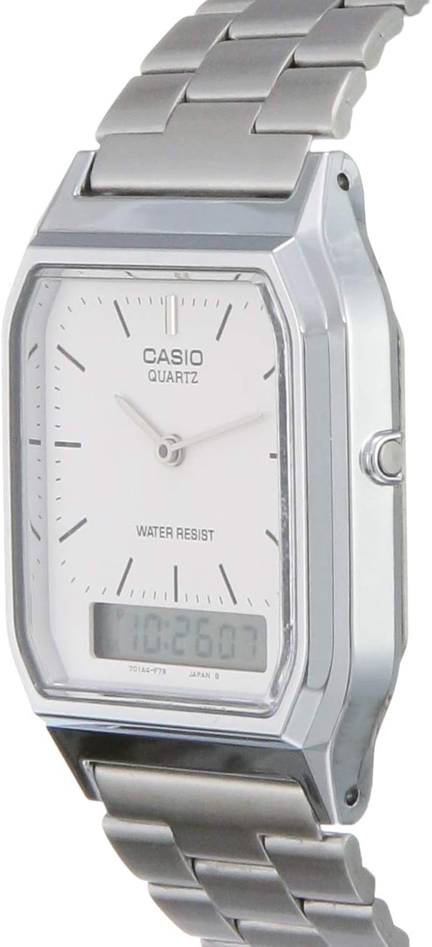 RELOJ CASIO AQ230A7D PLATA - 2