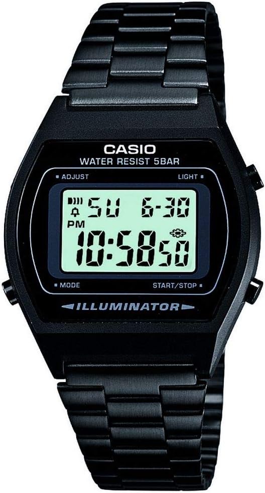 RELOJ CASIO RETRO DIGITAL B640WB UNISEX CORREA ACERO INOXIDABLE - 1