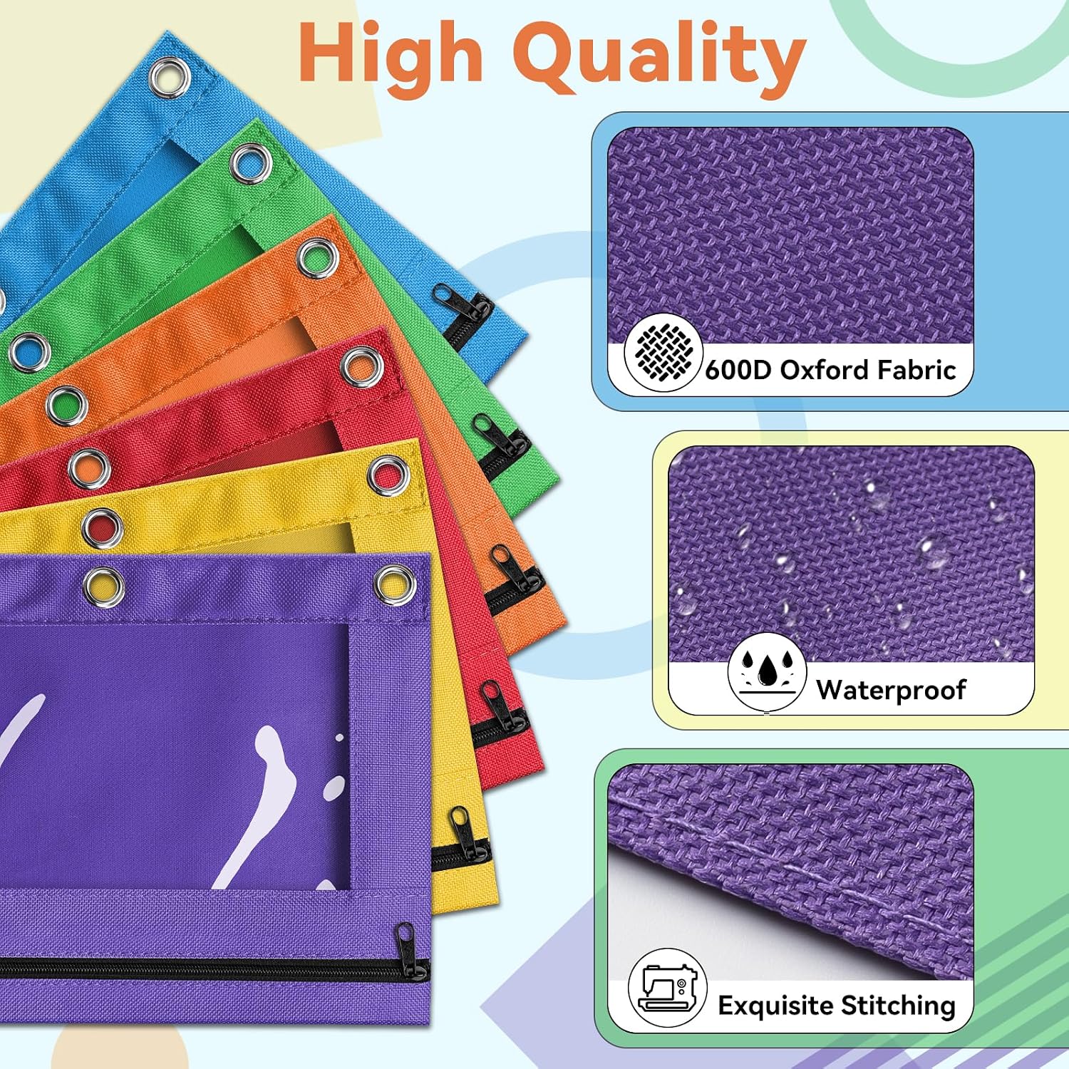 CARPETA PORTAFOLIOS PARA ARCHIVADOR DE 3 ANILLAS V-OPITOS PACK 36 UNIDADES COLORES SURTIDOS - 4