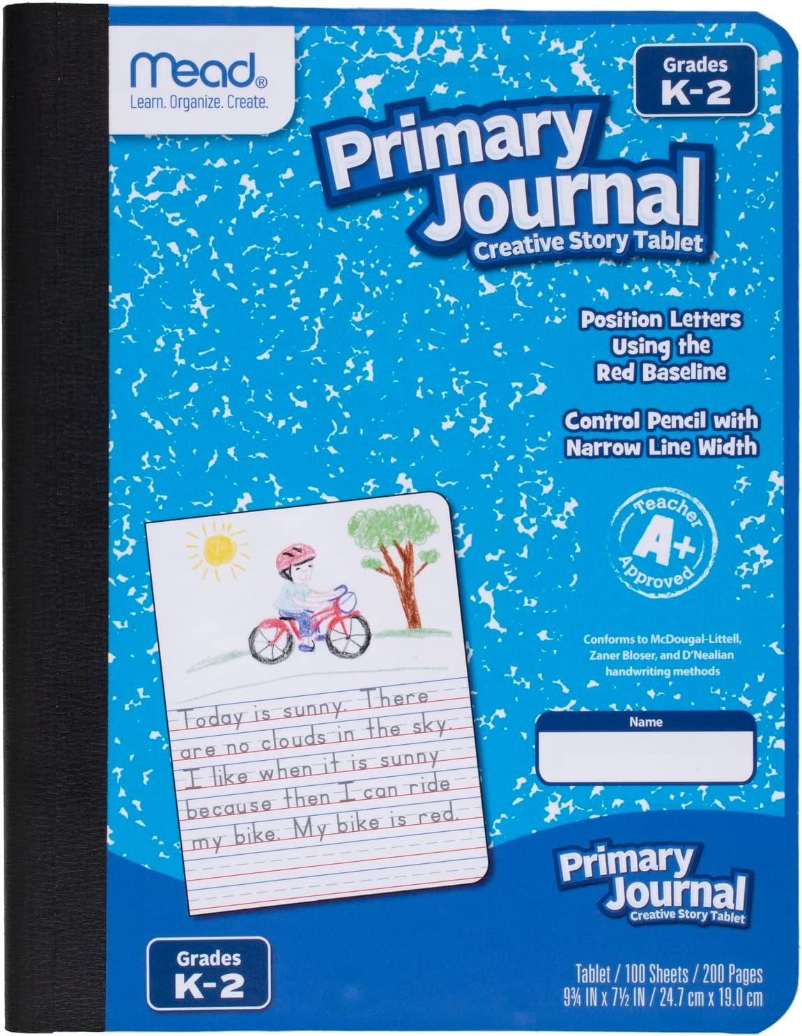 CUADERNO MEAD PRIMARY JOURNAL COMPOSICIÓN 7.5' X 9.75' GRADOS K-2 PACK 4 COLORES - 3