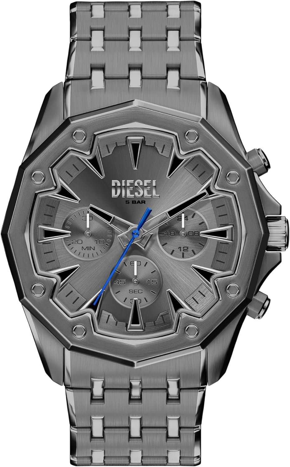 RELOJ DIESEL STINGER CHRONOGRAPH ACERO INOXIDABLE GUNMETAL MODELO DZ4708 - 1
