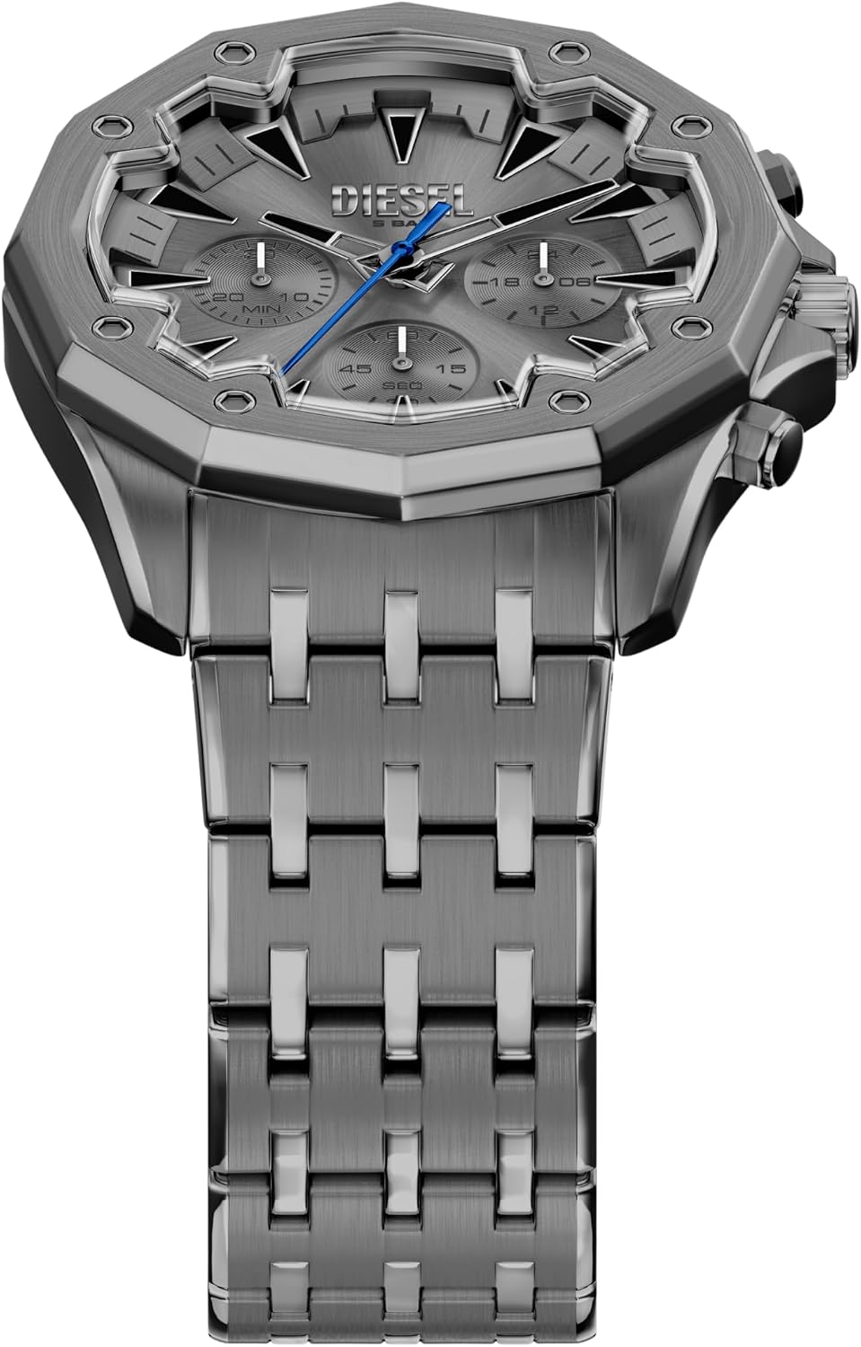 RELOJ DIESEL STINGER CHRONOGRAPH ACERO INOXIDABLE GUNMETAL MODELO DZ4708 - 4