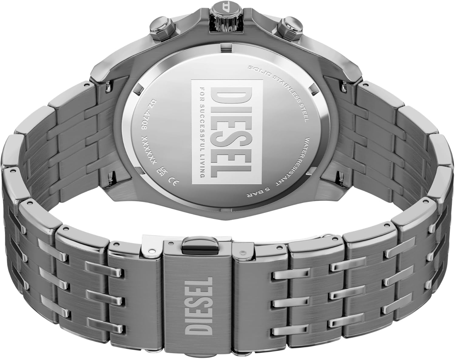 RELOJ DIESEL STINGER CHRONOGRAPH ACERO INOXIDABLE GUNMETAL MODELO DZ4708 - 5