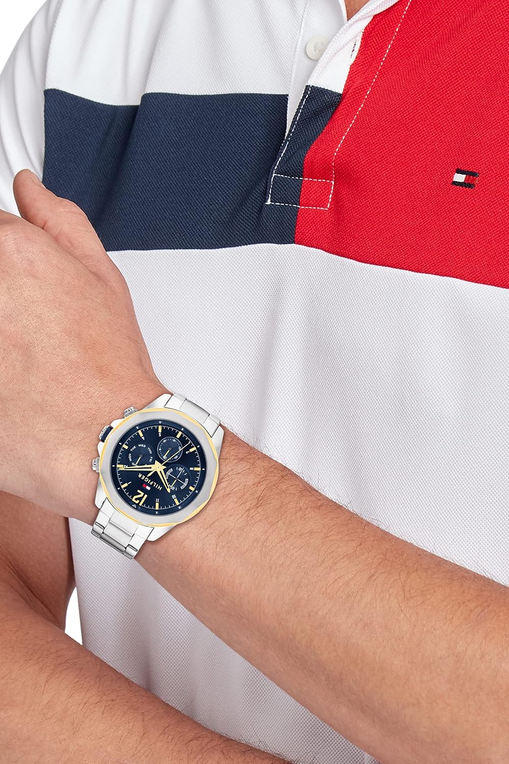 RELOJ TOMMY HILFIGER HOMBRE MULTIFUNCIÓN ACERO INOXIDABLE 46MM - 4