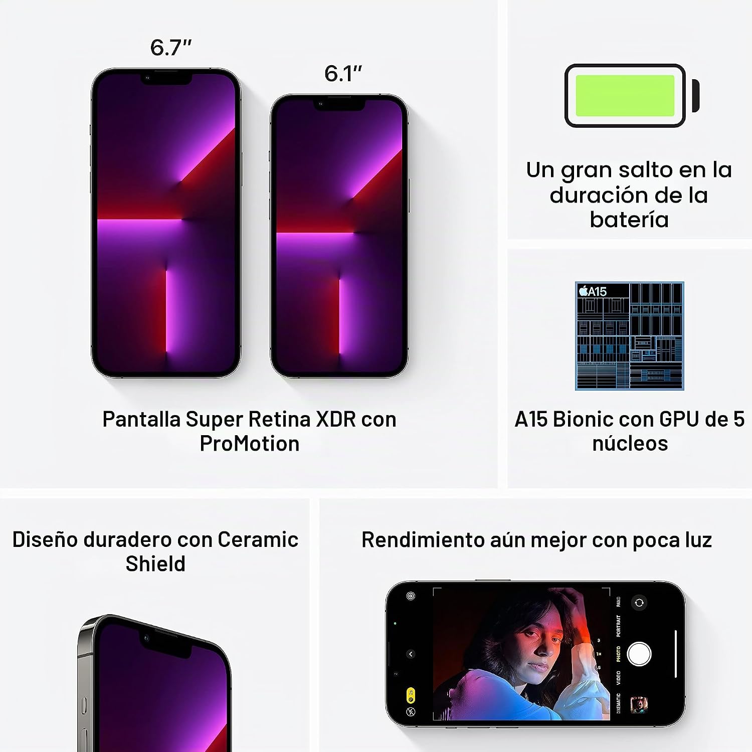 SMARTPHONE APPLE IPHONE 13 PRO 256GB GRAFITO - 5