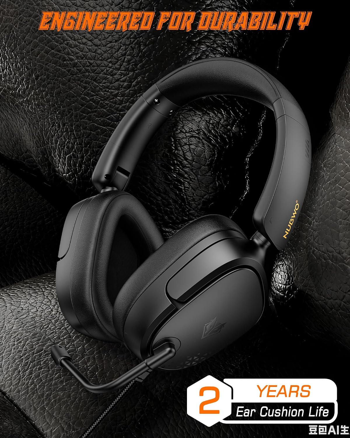 HEADSET GAMING NUBWO HG04L PARA PS5, PS4, XBOX SERIES X|S, SWITCH NEGRO - 5