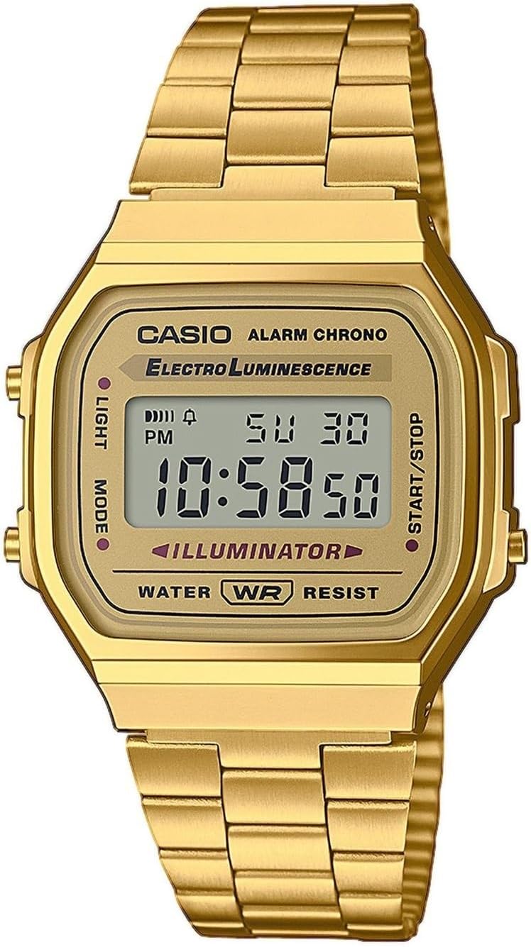 RELOJ CASIO COLLECTION UNISEX A168WG ACERO - 1