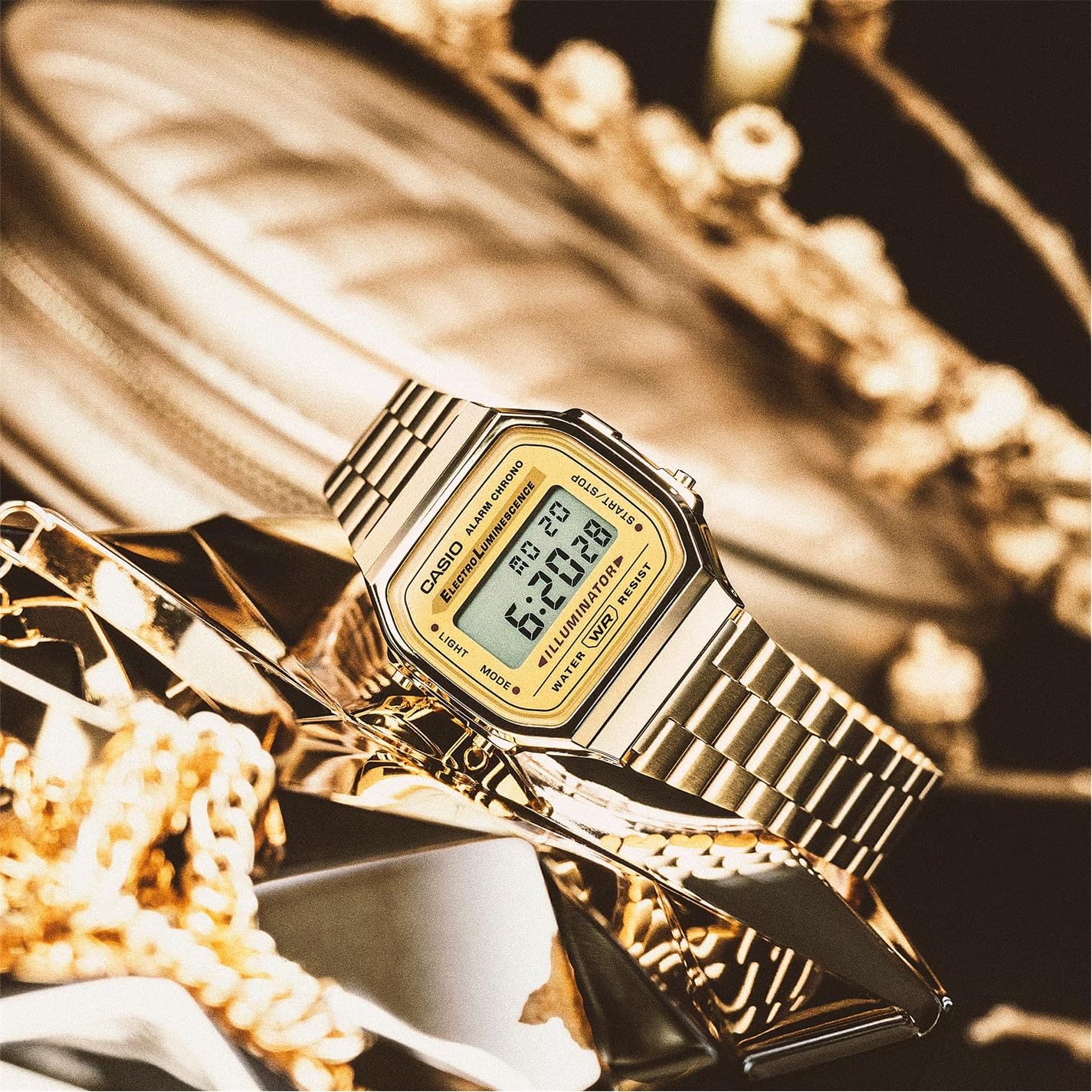 RELOJ CASIO COLLECTION UNISEX A168WG ACERO - 2