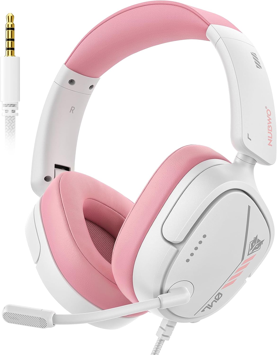 AUDÍFONO GAMING NUBWO HG04L PARA PS5/PS4/XBOX SERIES X|S/SWITCH ROSA - 4