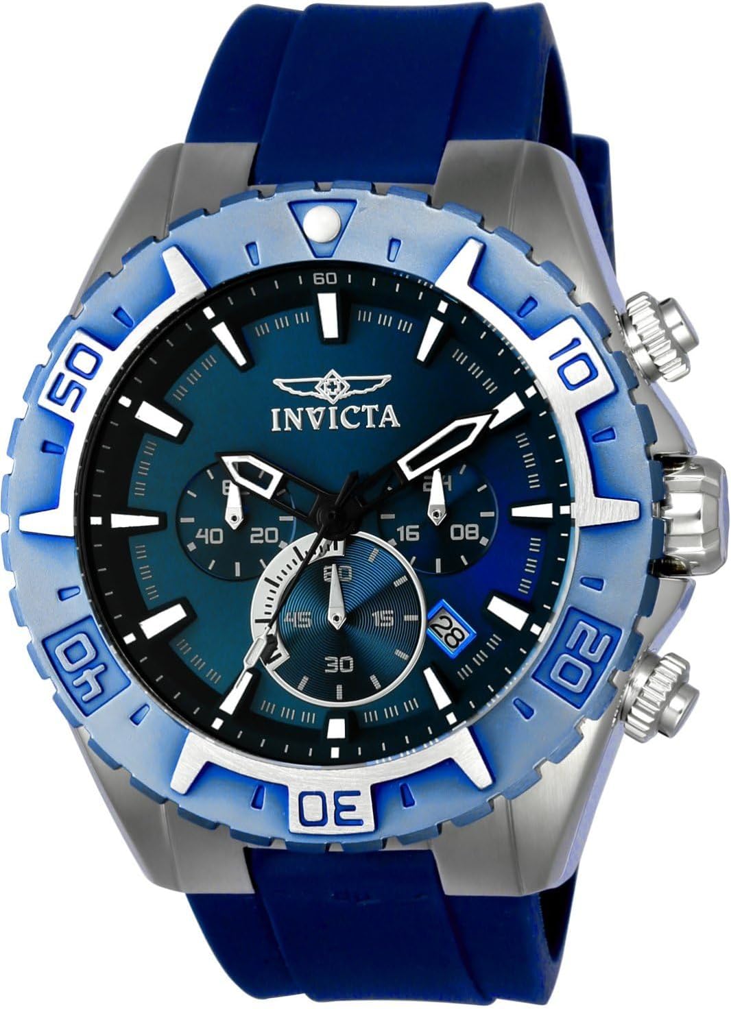 RELOJ INVICTA MEN'S 22522 AVIATOR ANÁLOGO AZUL - 1