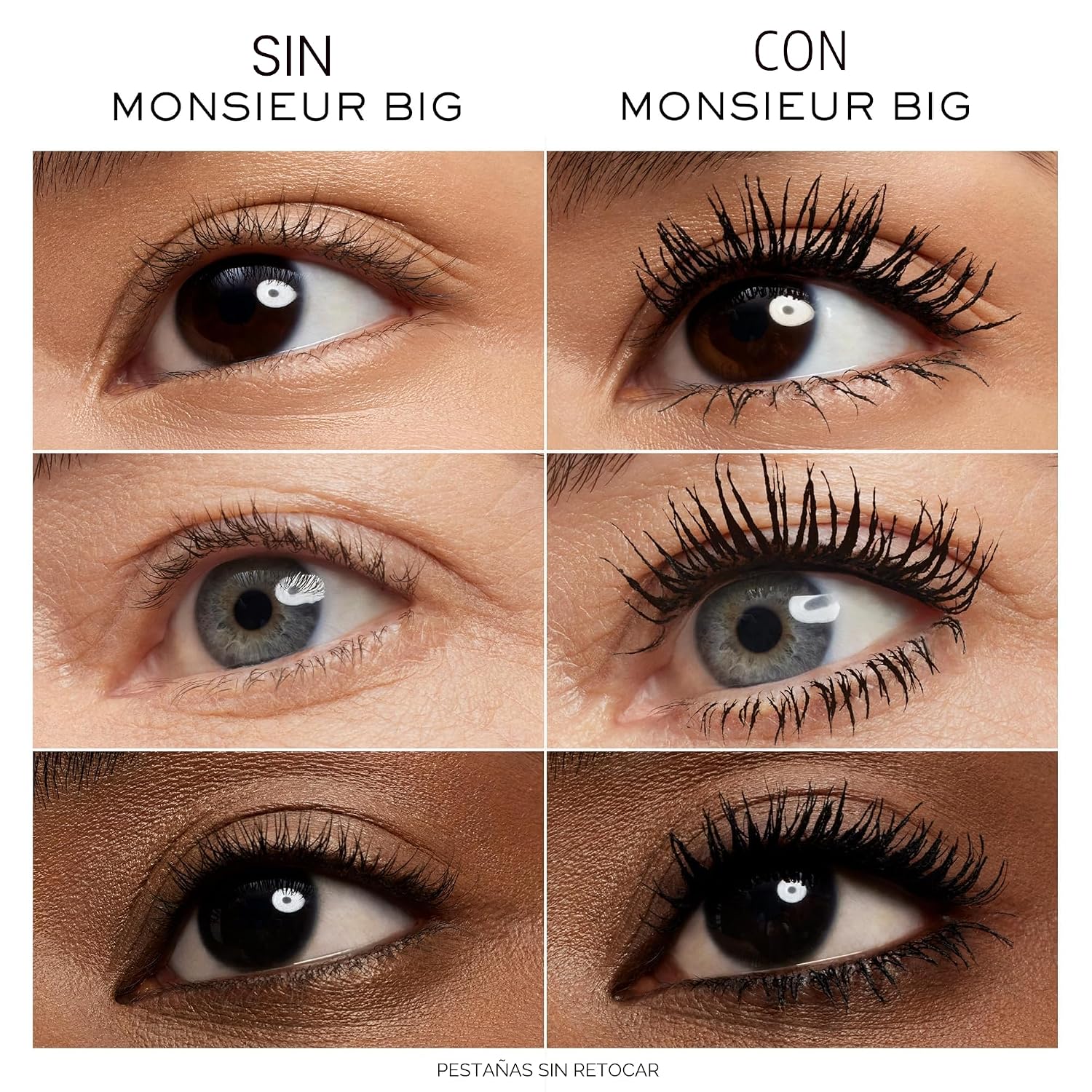 MÁSCARA DE PESTAÑAS LANCÔME MONSIEUR BIG VOLUMIZADORA 24H NEGRO - 4