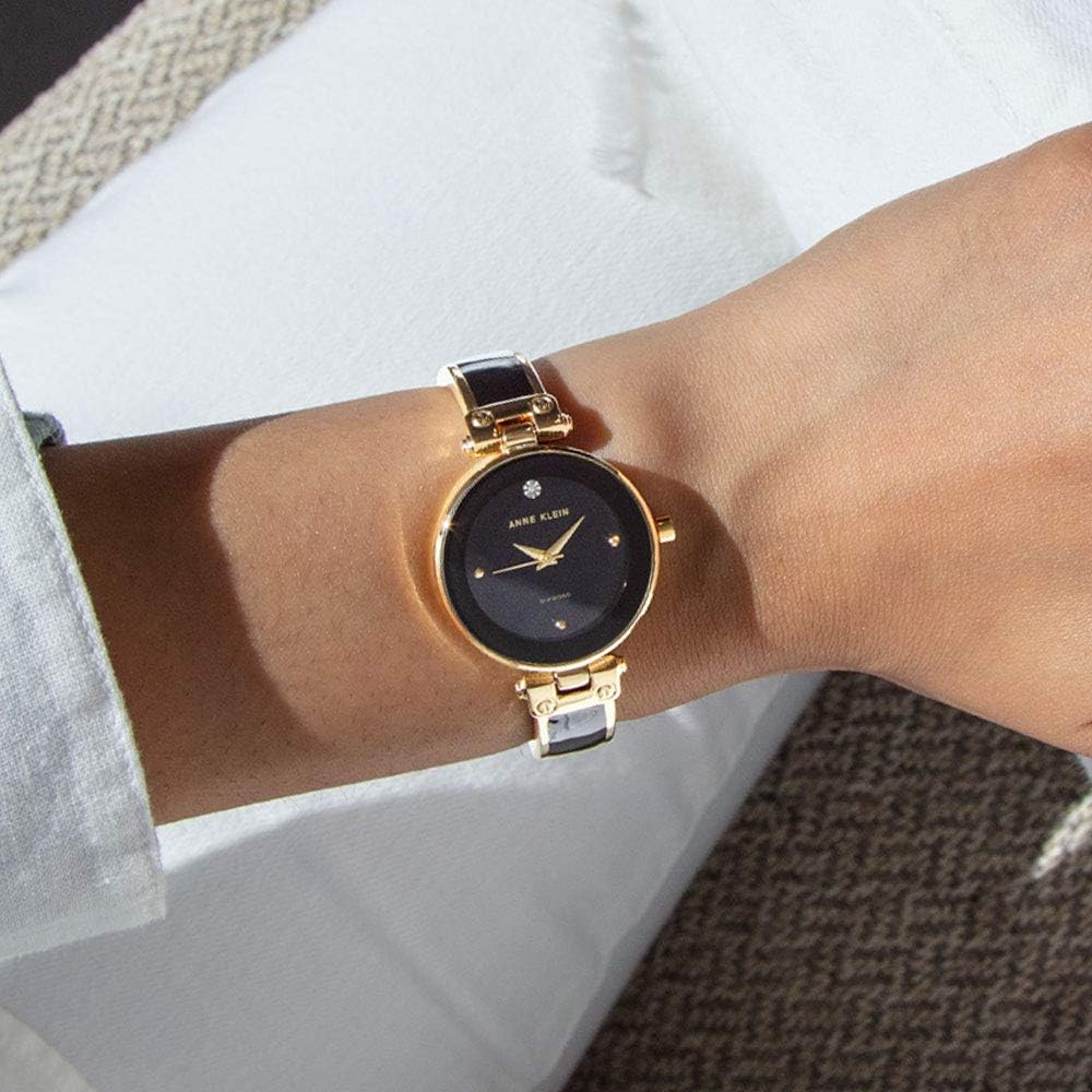 RELOJ DE PULSERA ANNE KLEIN CON DIAMANTES EN ESFERA REDONDA - 2